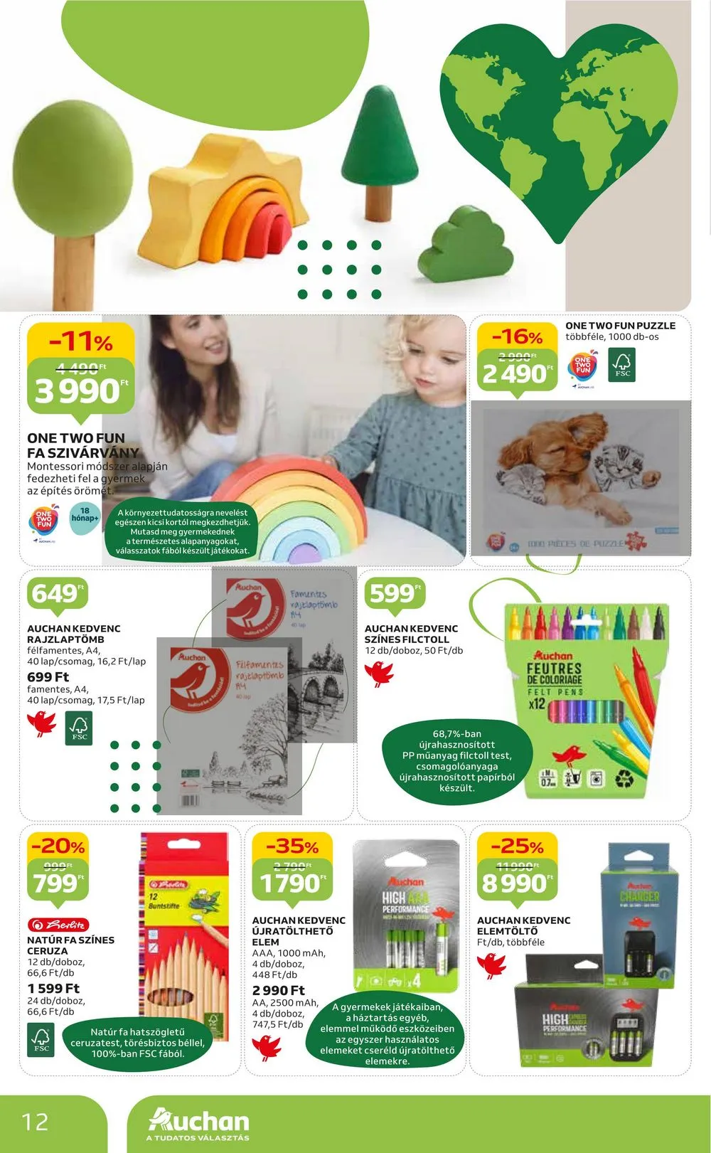 Auchan akciós újság Hipermarket Green Week 02.08–02.21 – 12. oldal