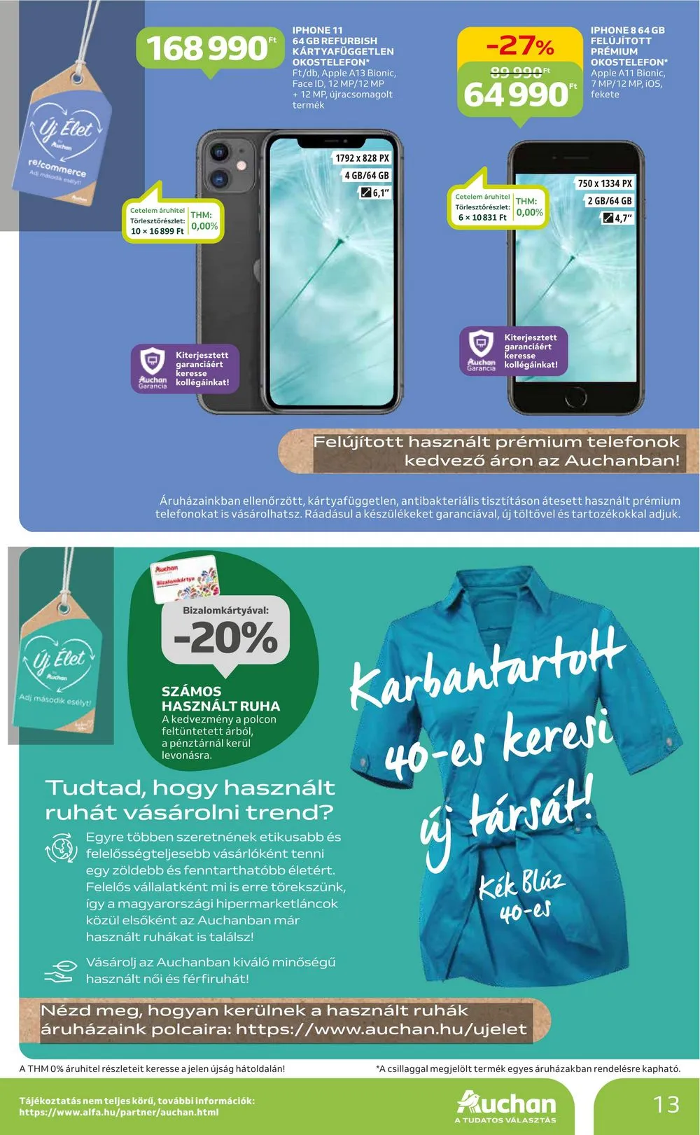 Auchan akciós újság Hipermarket Green Week 02.08–02.21 – 13. oldal
