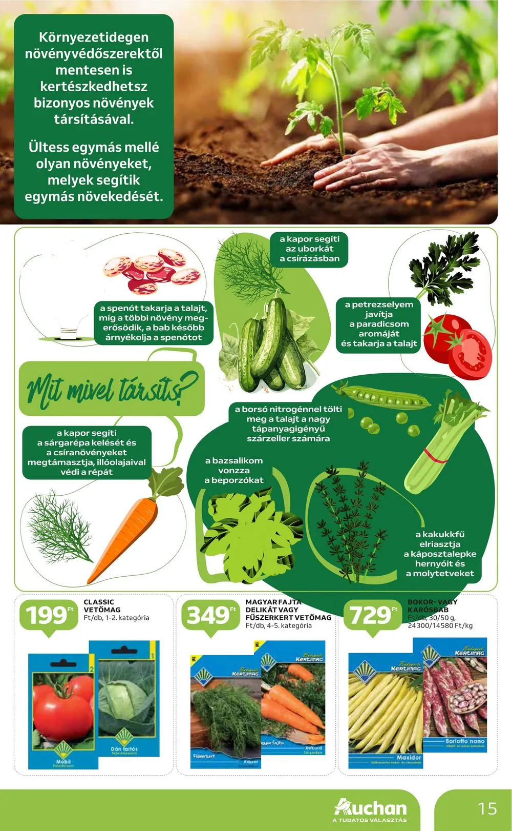 Auchan akciós újság Hipermarket Green Week 02.08–02.21 – 15. oldal