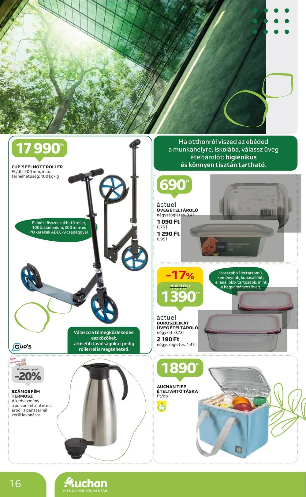 Auchan akciós újság Hipermarket Green Week 02.08–02.21 – 16. oldal