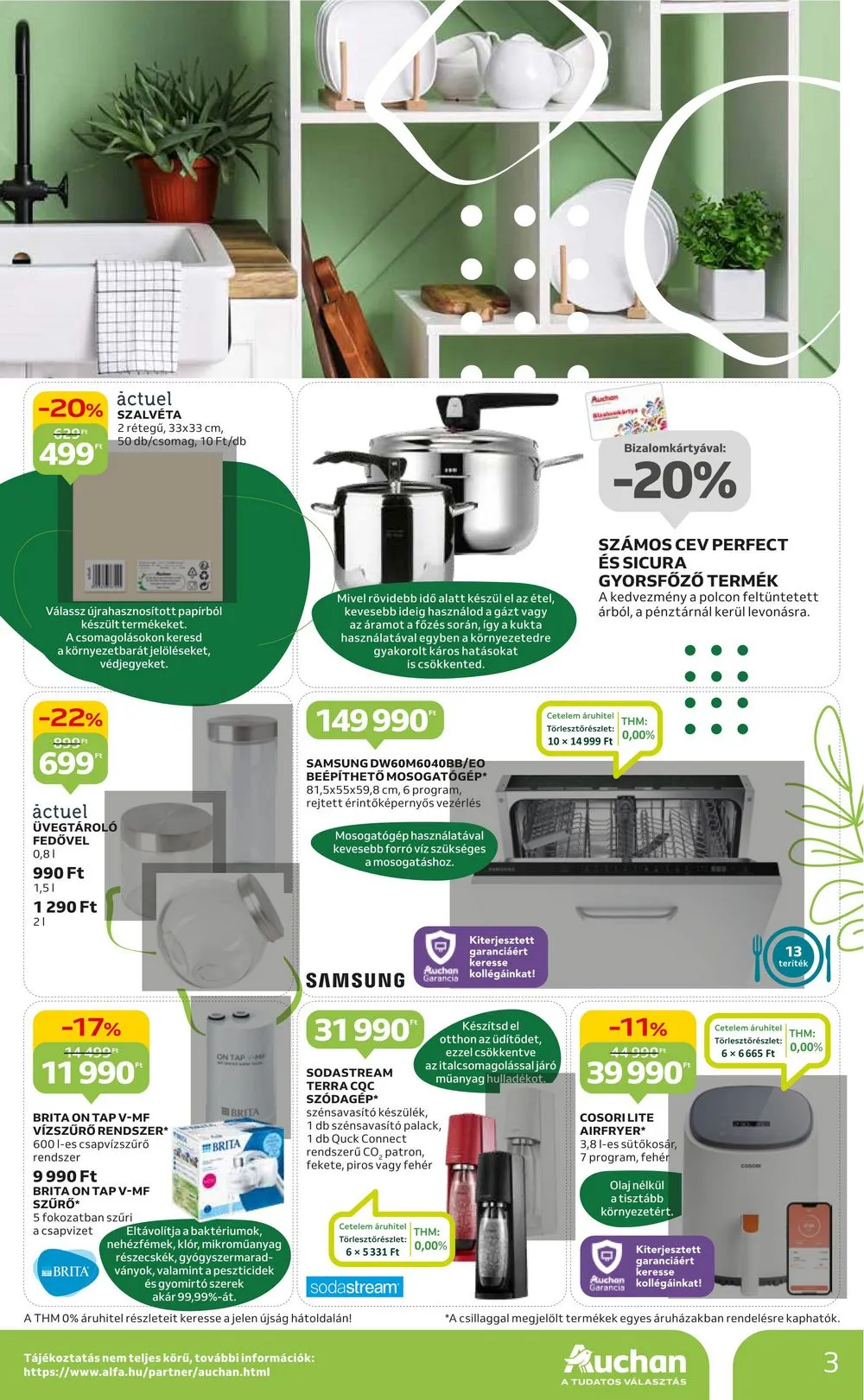 Auchan akciós újság Hipermarket Green Week 02.08–02.21 – 3. oldal