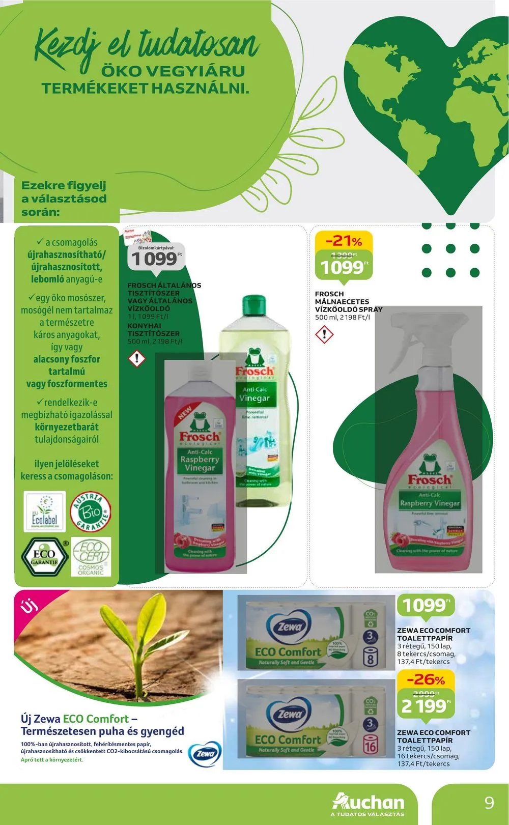 Auchan akciós újság Hipermarket Green Week 02.08–02.21 – 9. oldal