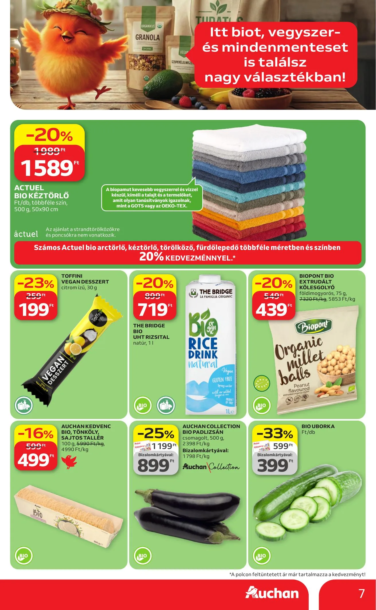 Auchan akciós újság Hipermarket Green week 04.23–05.06 – 7. oldal