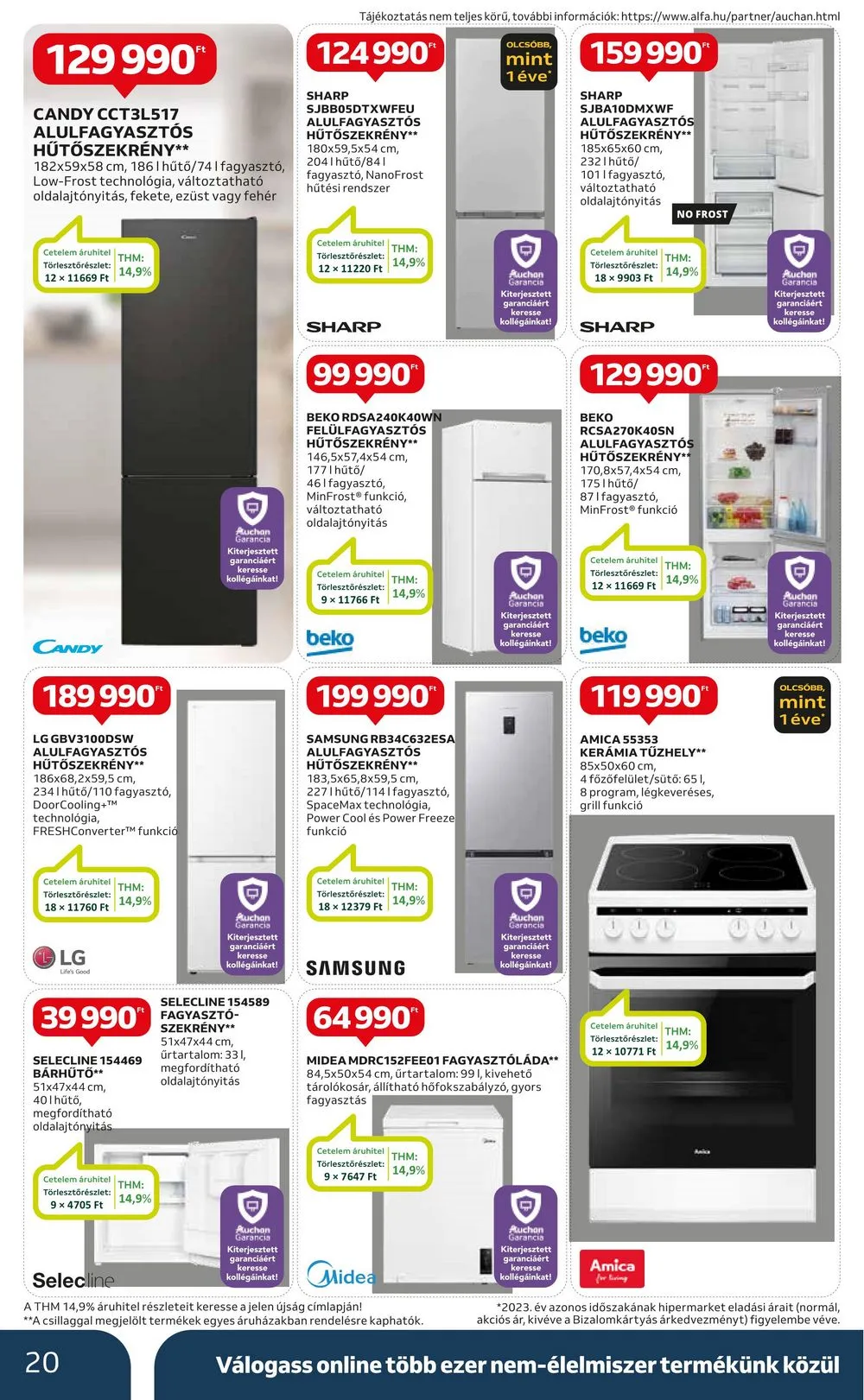 Auchan akciós újság Hipermarket Grill és muszaki 06.06–06.19 – 20. oldal
