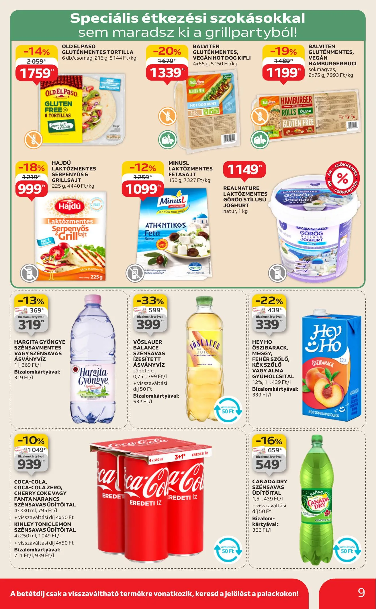 Auchan akciós újság Hipermarket Grill 08.07–08.19 – 9. oldal