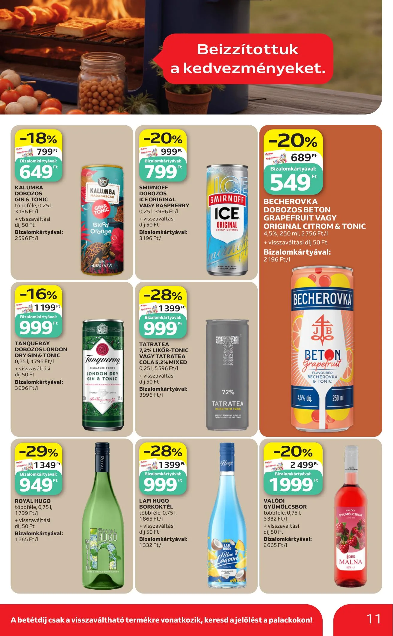 Auchan akciós újság Hipermarket Grill 05.21–06.03 – 11. oldal