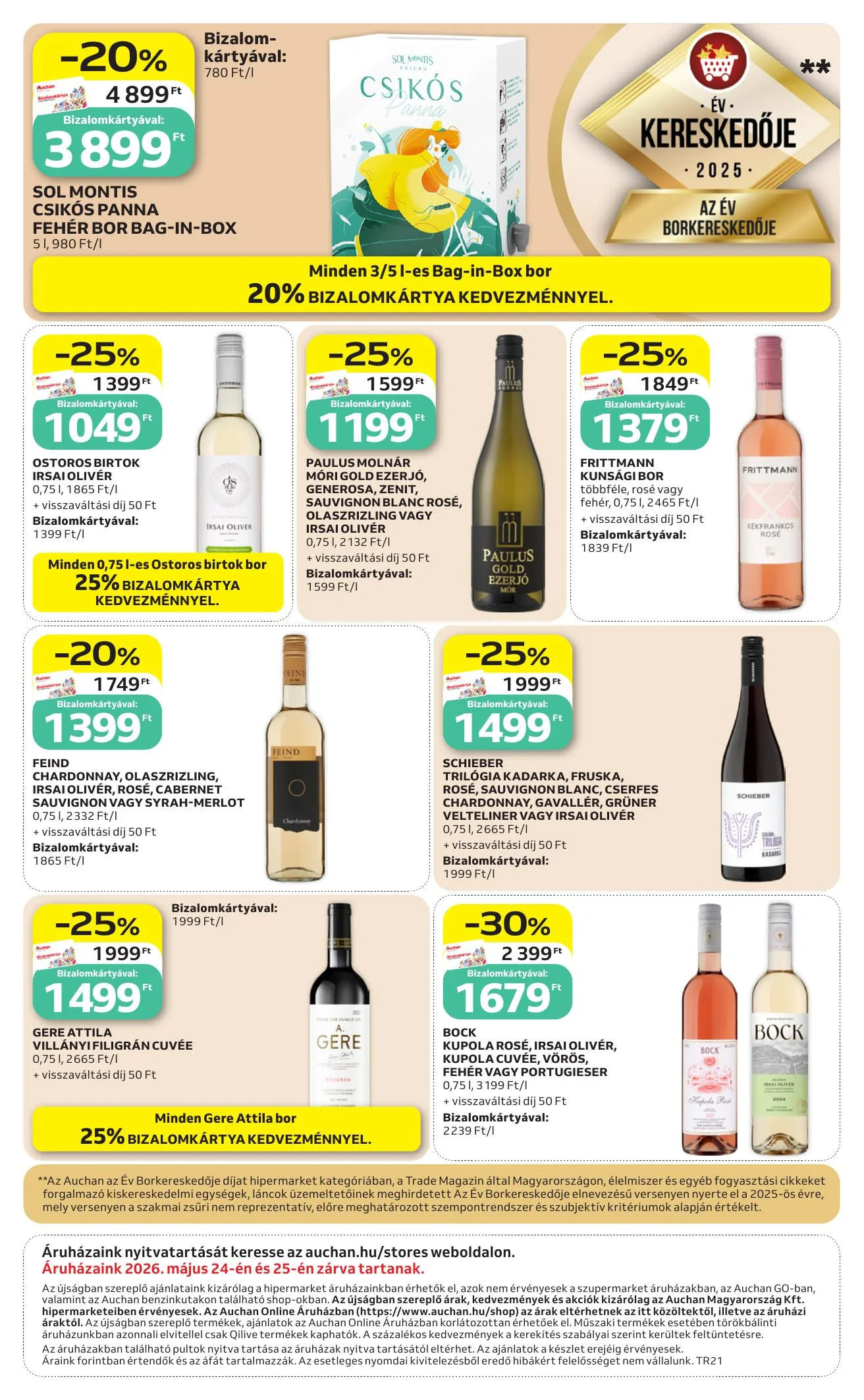 Auchan akciós újság Hipermarket Grill 05.21–06.03 – 12. oldal