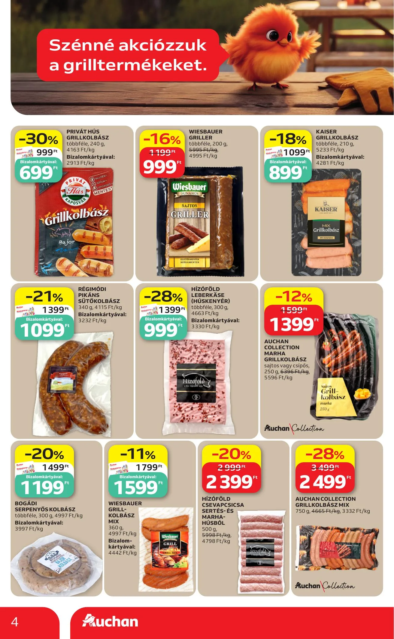 Auchan akciós újság Hipermarket Grill 05.21–06.03 – 4. oldal