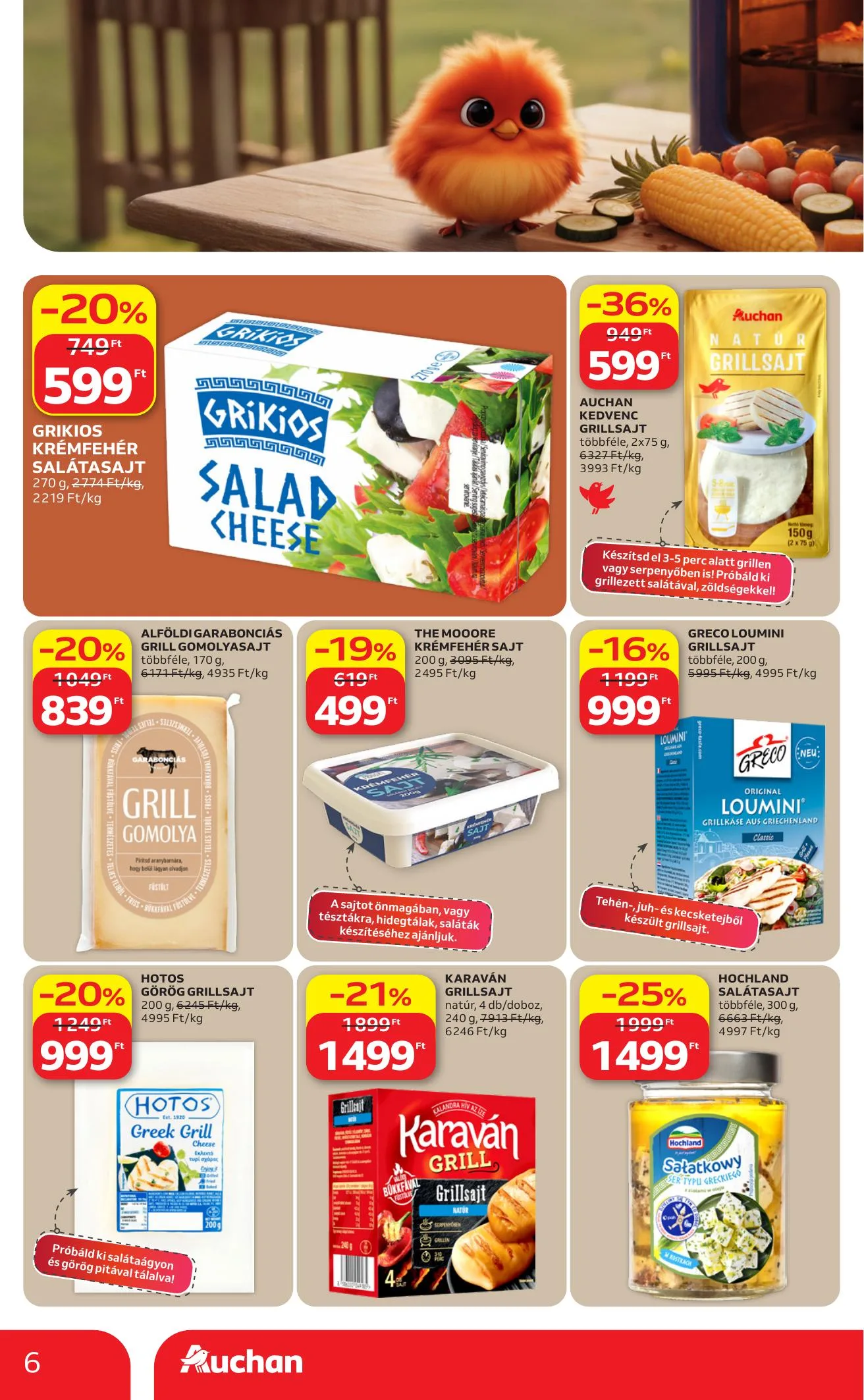 Auchan akciós újság Hipermarket Grill 05.21–06.03 – 6. oldal