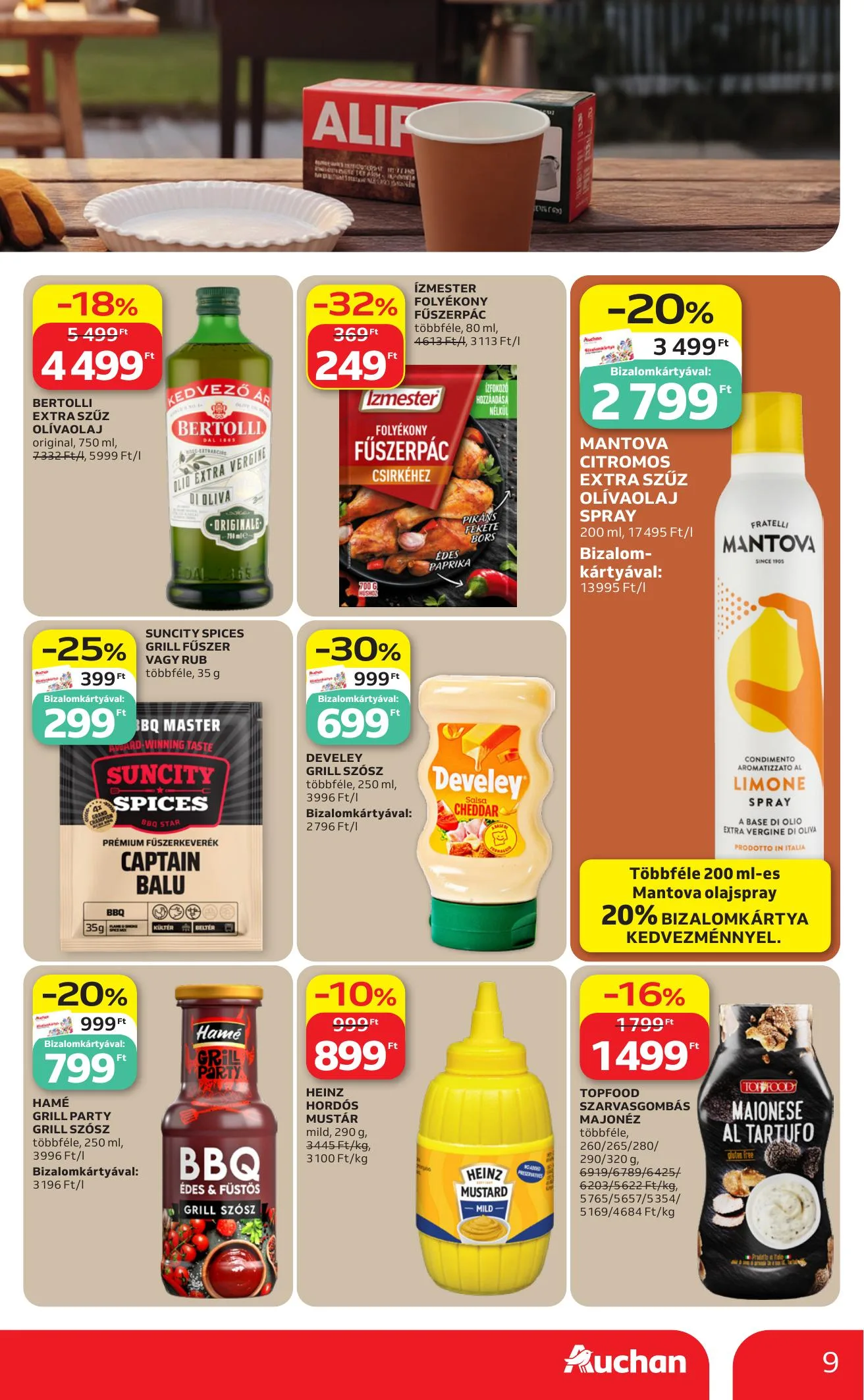 Auchan akciós újság Hipermarket Grill 05.21–06.03 – 9. oldal