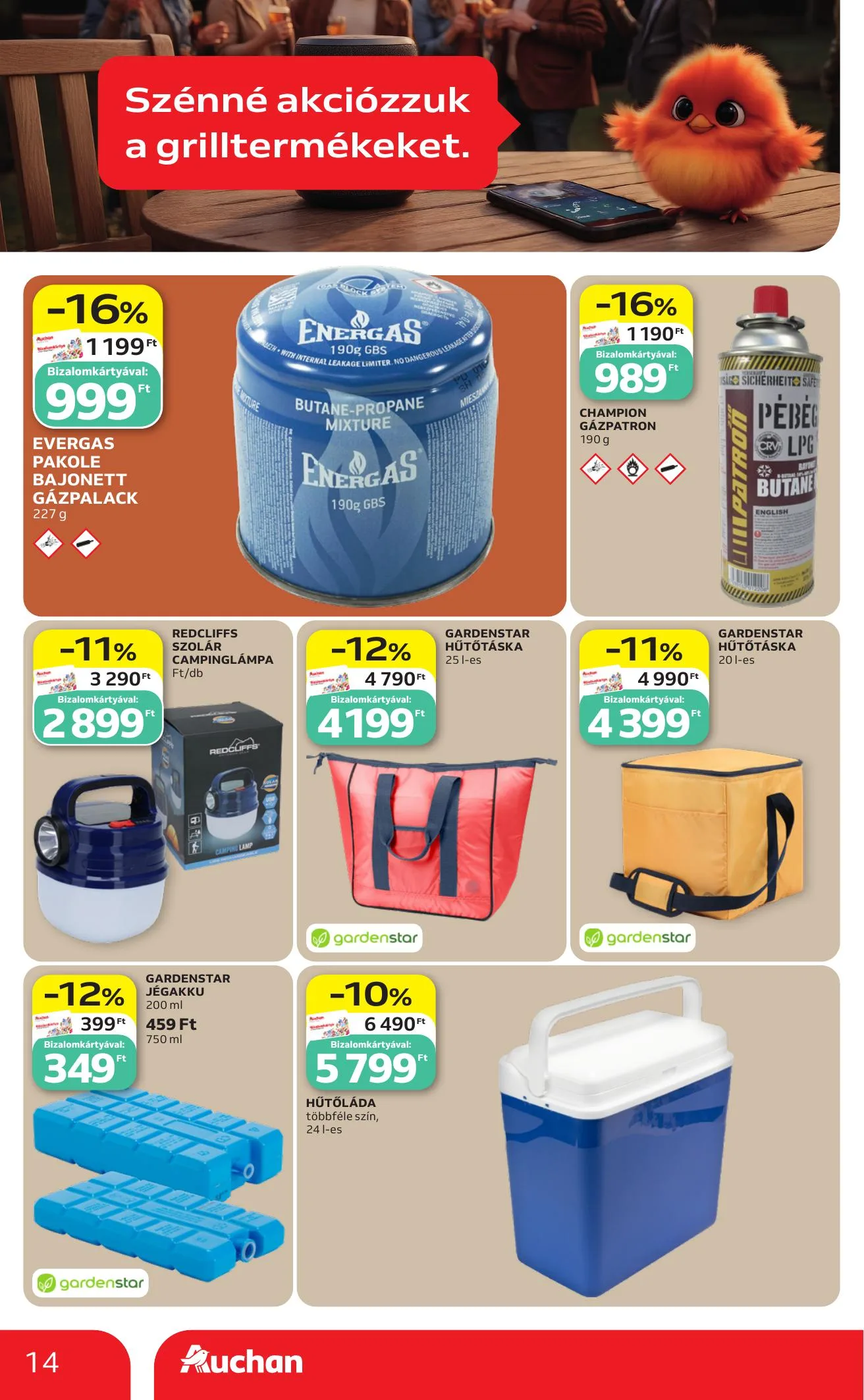 Auchan akciós újság Hipermarket Grill 06.18–06.24 – 14. oldal