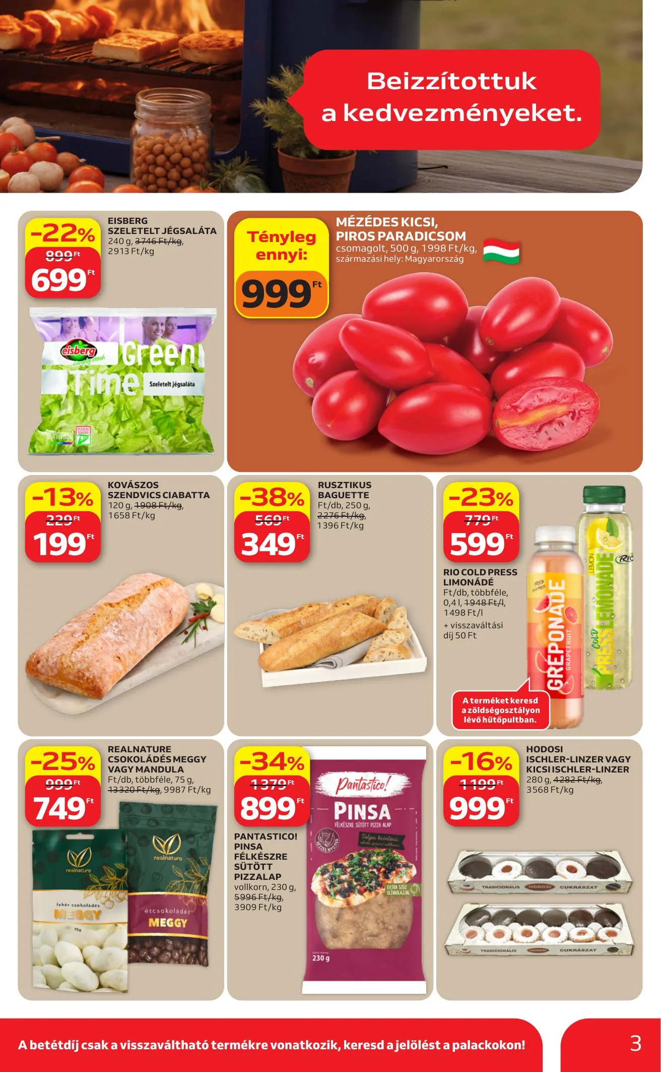 Auchan akciós újság Hipermarket Grill 06.18–06.24 – 3. oldal