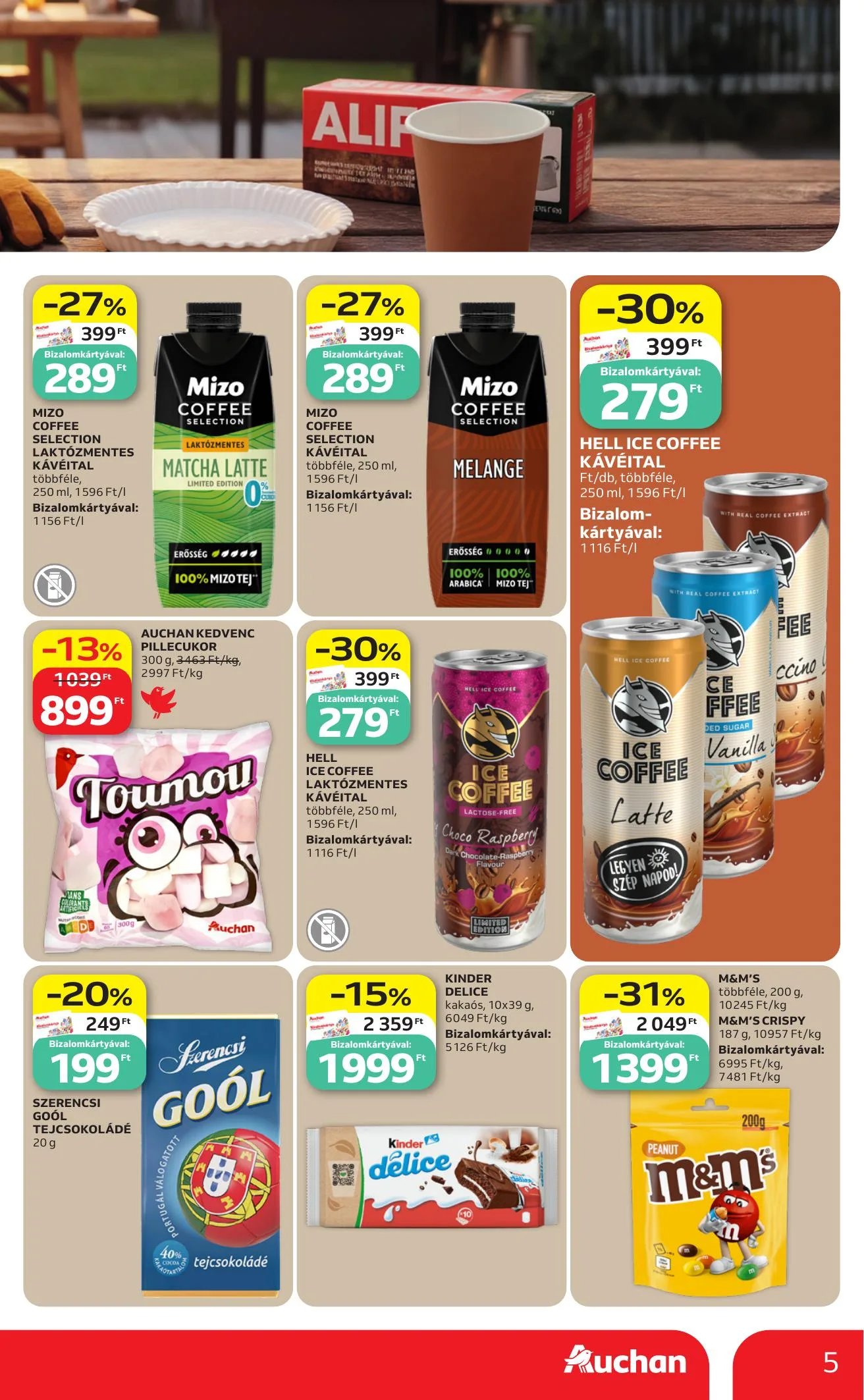 Auchan akciós újság Hipermarket Grill 06.18–06.24 – 5. oldal