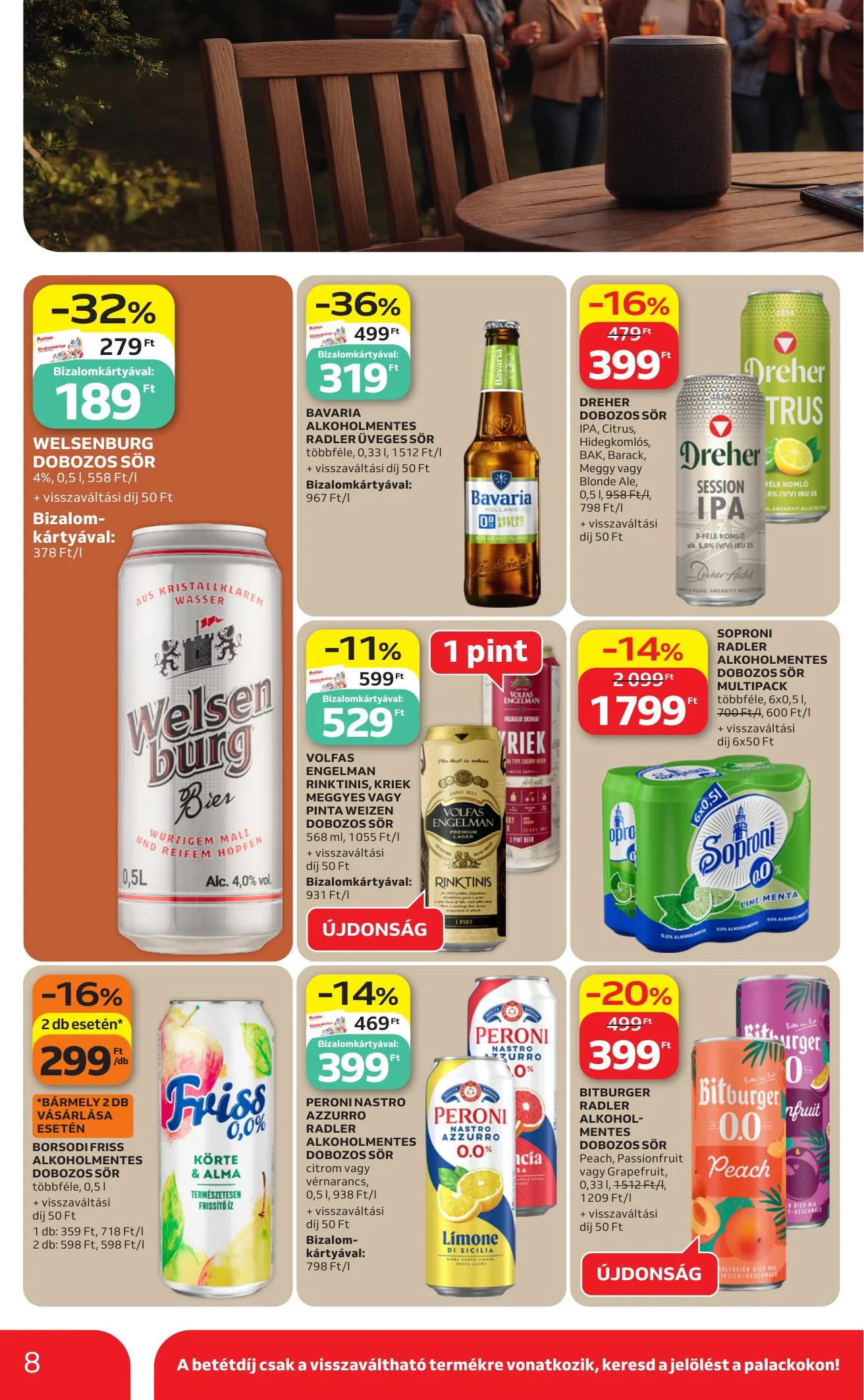 Auchan akciós újság Hipermarket Grill 06.18–06.24 – 8. oldal