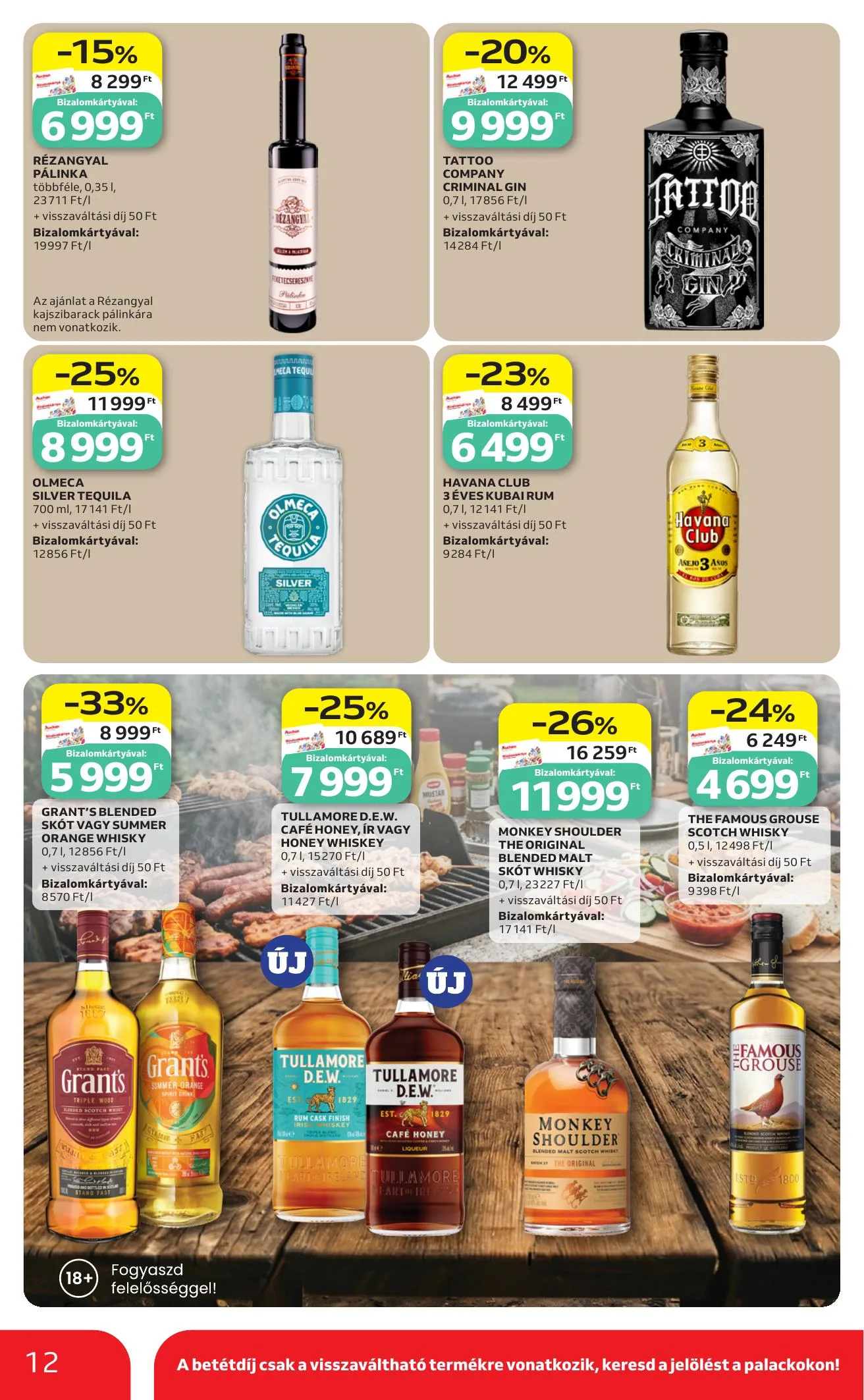 Auchan akciós újság Hipermarket Grill 06.25–07.08 – 12. oldal