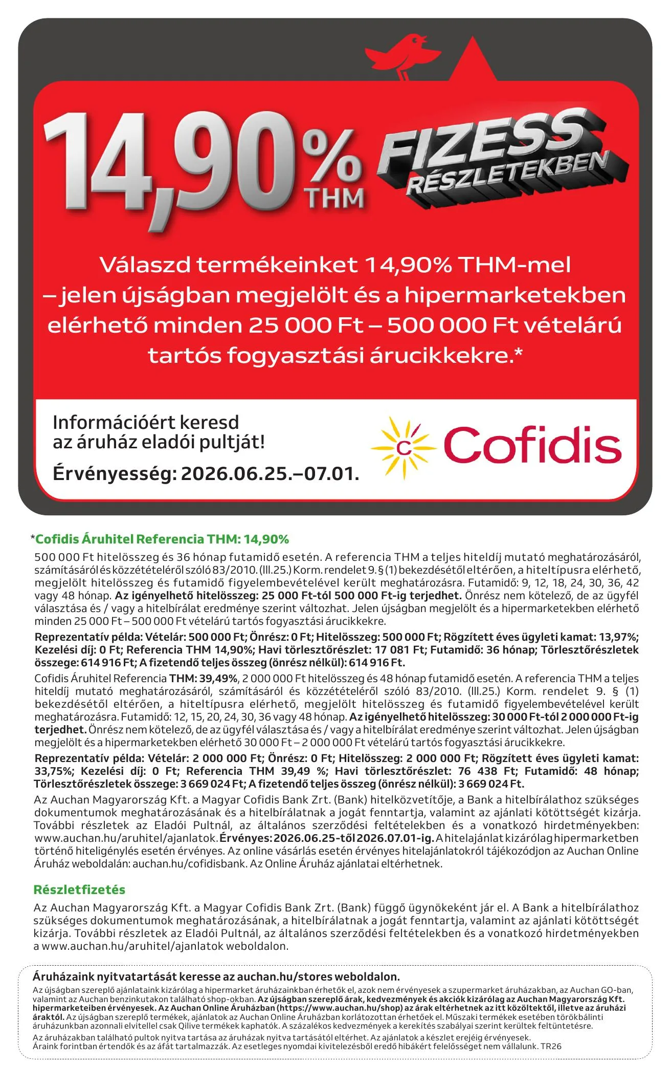Auchan akciós újság Hipermarket Grill 06.25–07.08 – 16. oldal