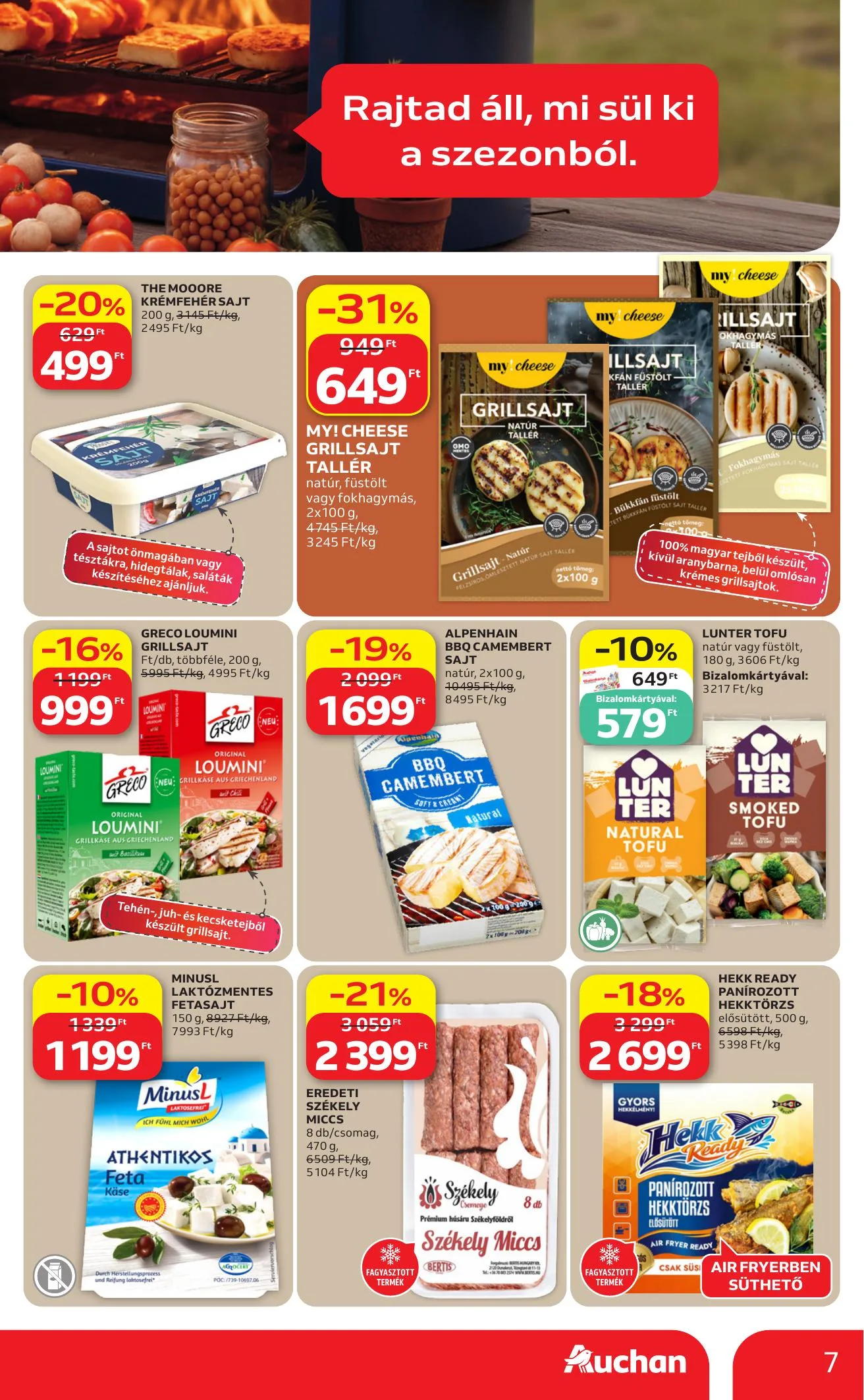 Auchan akciós újság Hipermarket Grill 06.25–07.08 – 7. oldal