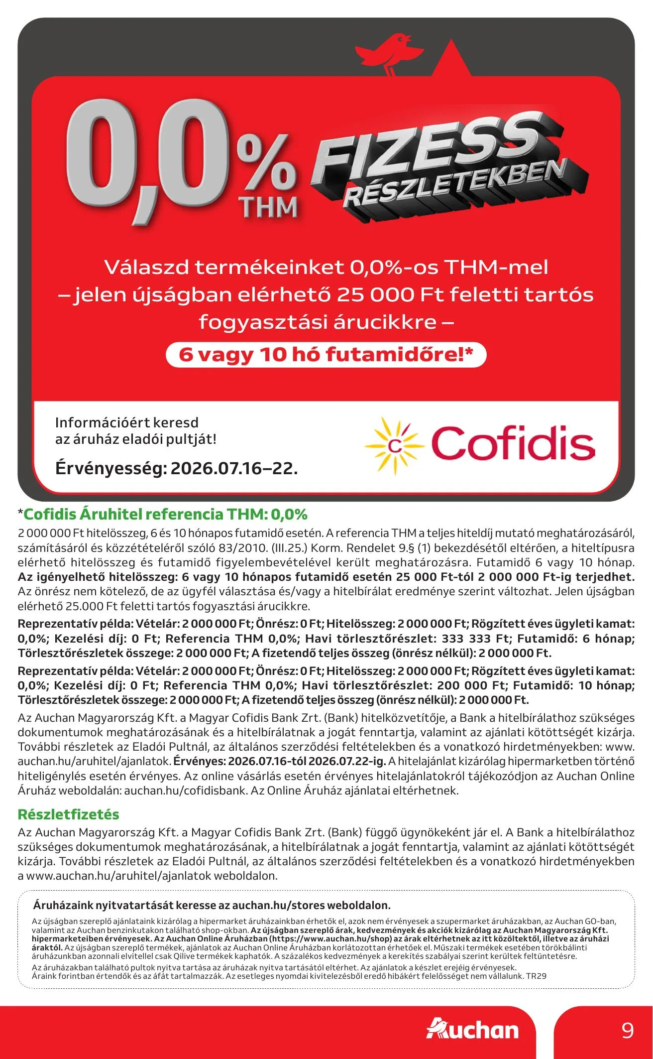 Auchan akciós újság Hipermarket Grill 07.16–07.22 – 9. oldal