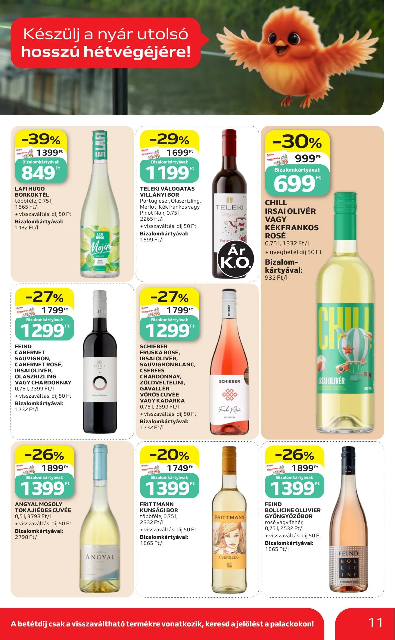 Auchan akciós újság Hipermarket Grill 08.13–08.19 – 11. oldal