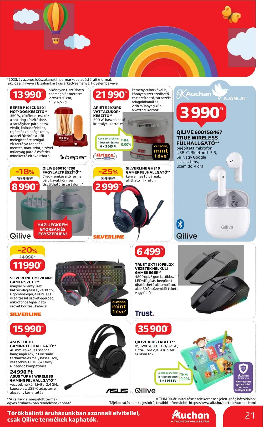 Auchan akciós újság Hipermarket gyereknap 05.16–05.29 – 21. oldal
