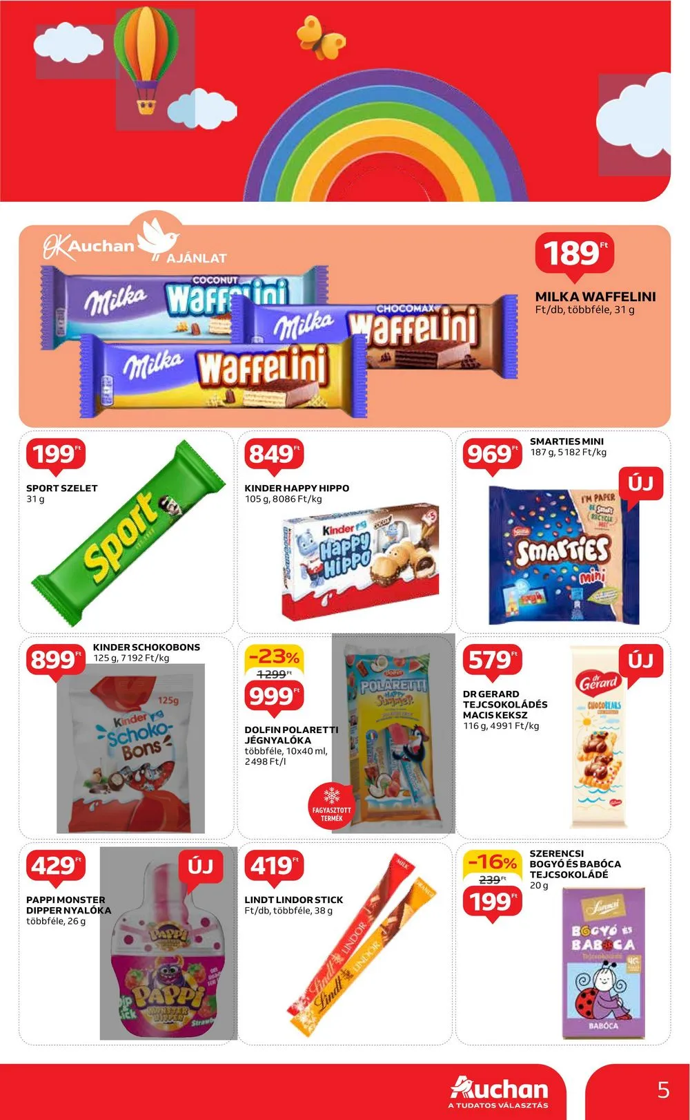 Auchan akciós újság Hipermarket gyereknap 05.16–05.29 – 5. oldal
