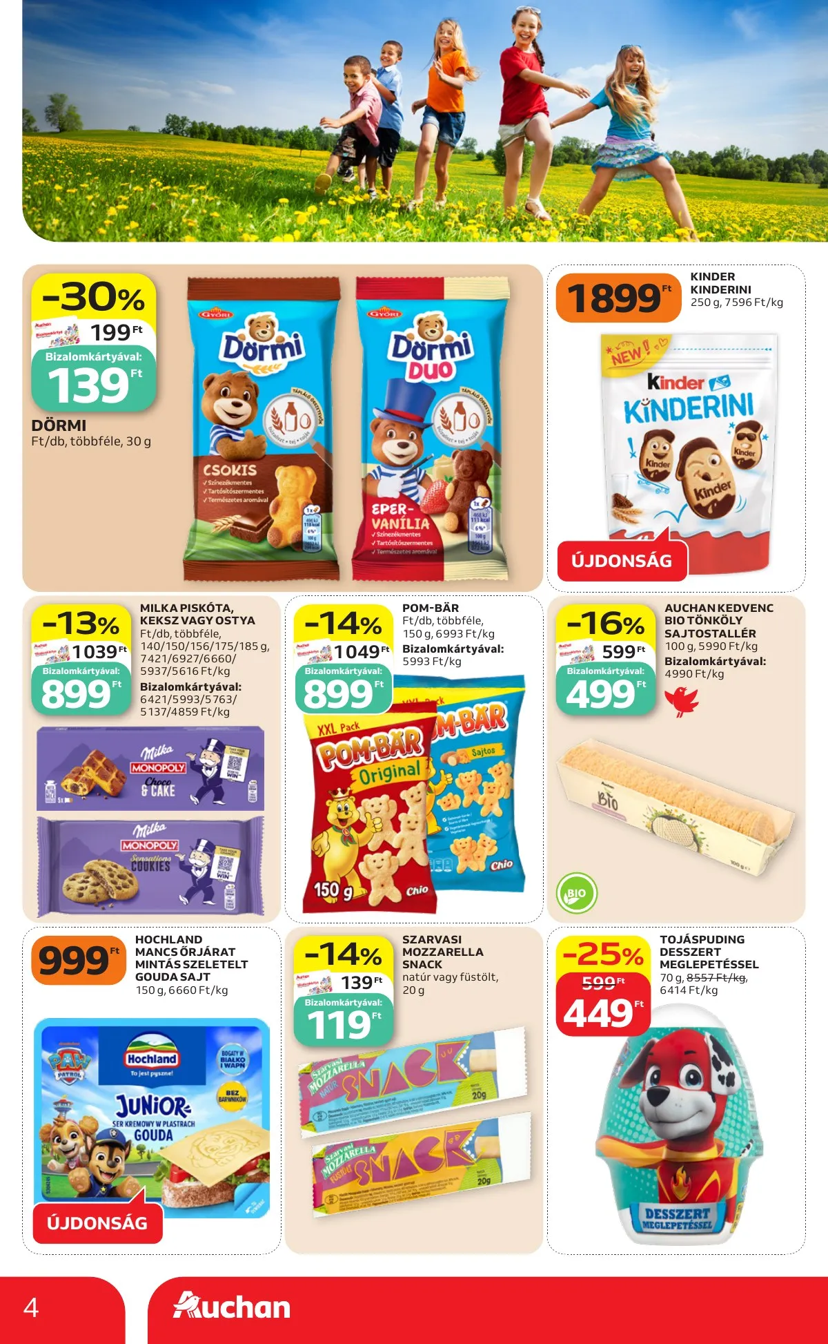 Auchan akciós újság Hipermarket Gyereknap 05.14–05.27 – 4. oldal