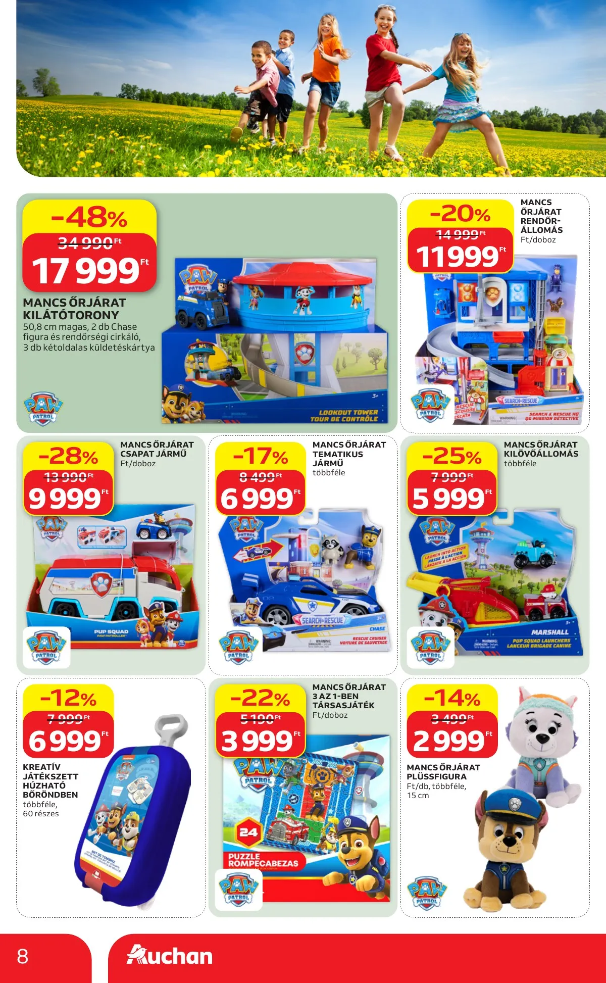 Auchan akciós újság Hipermarket Gyereknap 05.14–05.27 – 8. oldal