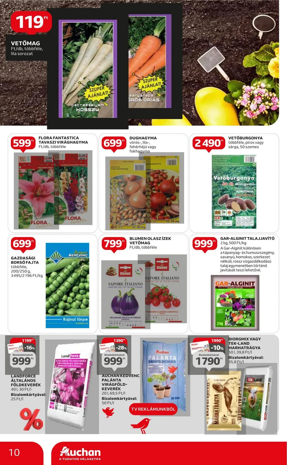 Auchan akciós újság Hipermarket hazai és otthon 02.15–02.28 – 10. oldal