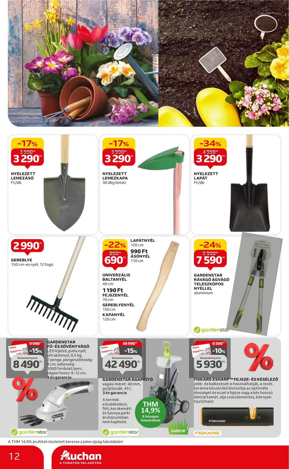 Auchan akciós újság Hipermarket hazai és otthon 02.15–02.28 – 12. oldal