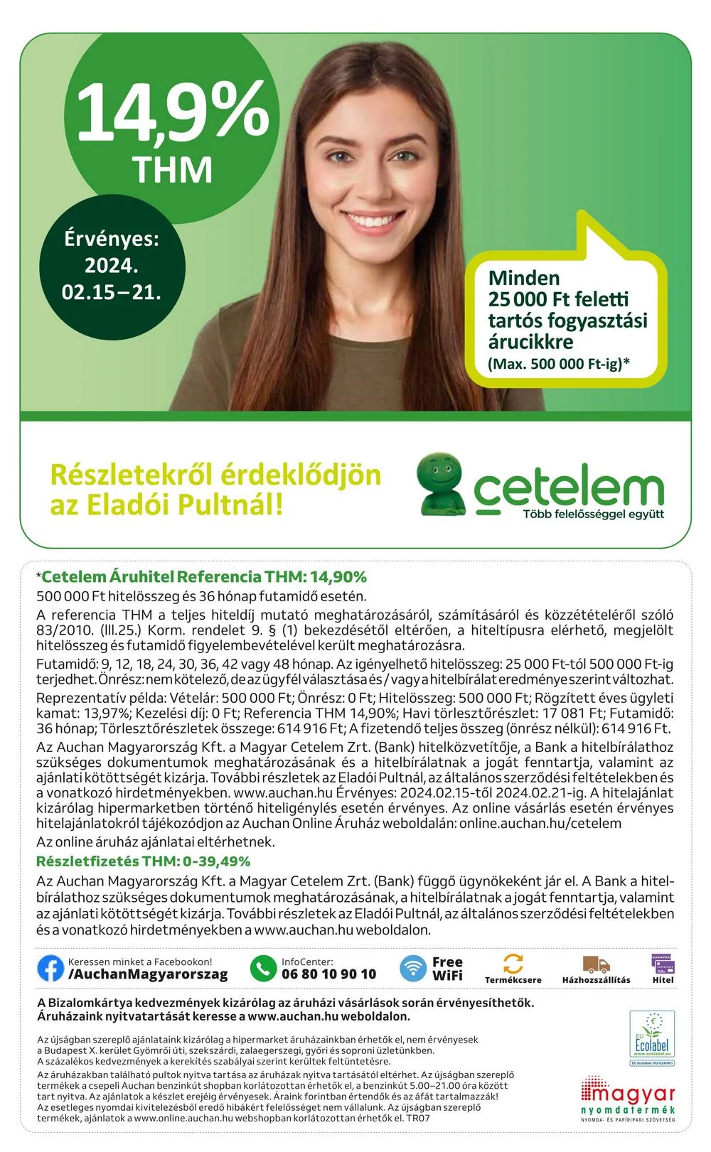 Auchan akciós újság Hipermarket hazai és otthon 02.15–02.28 – 14. oldal