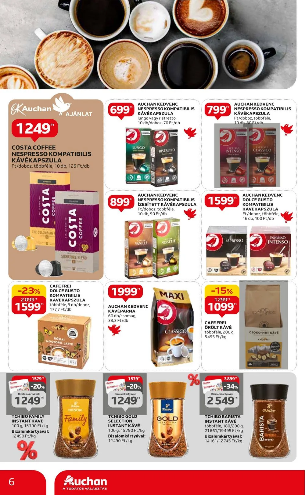 Auchan akciós újság Hipermarket hazai és otthon 02.15–02.28 – 6. oldal