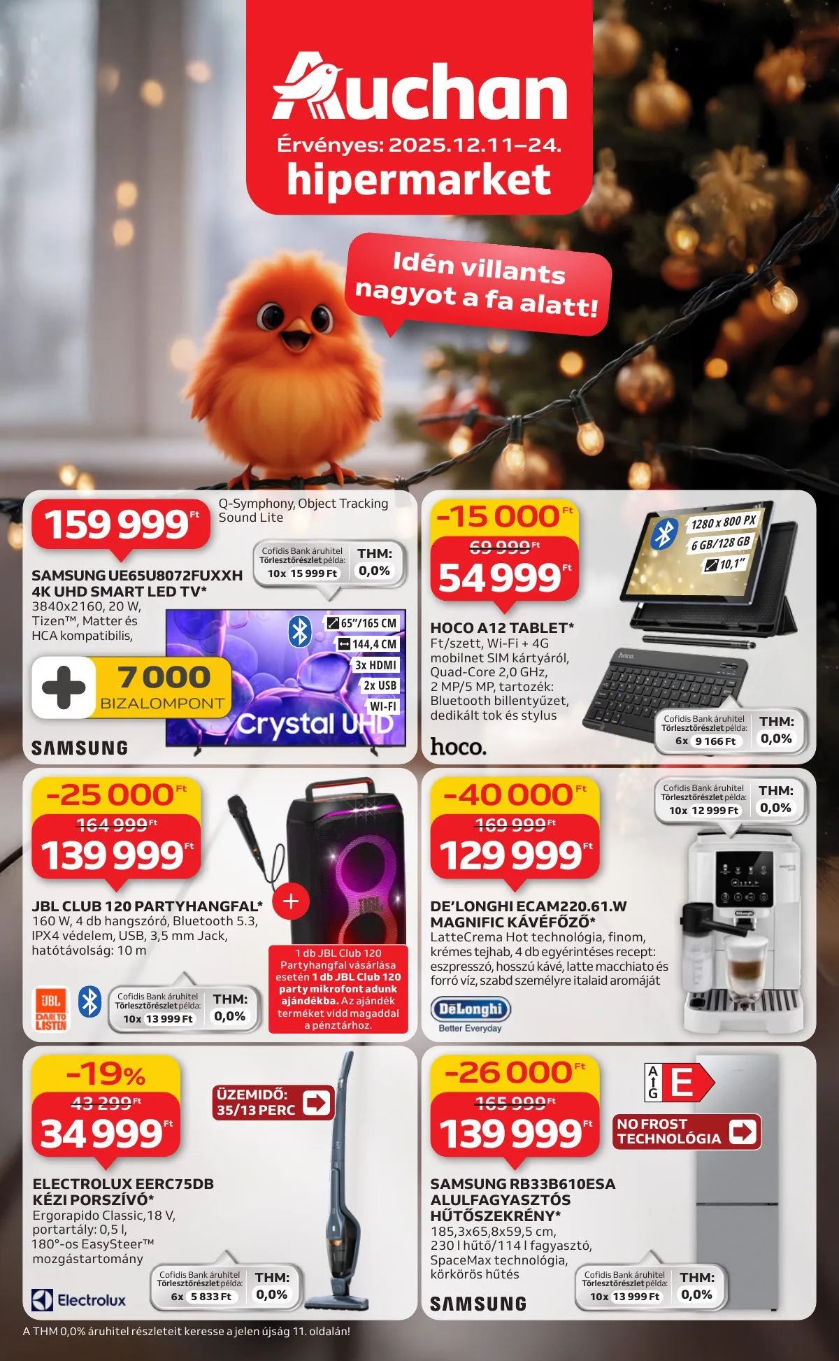 Auchan akciós újság Hipermarket Haztartasi Elektronika 12.11–12.24