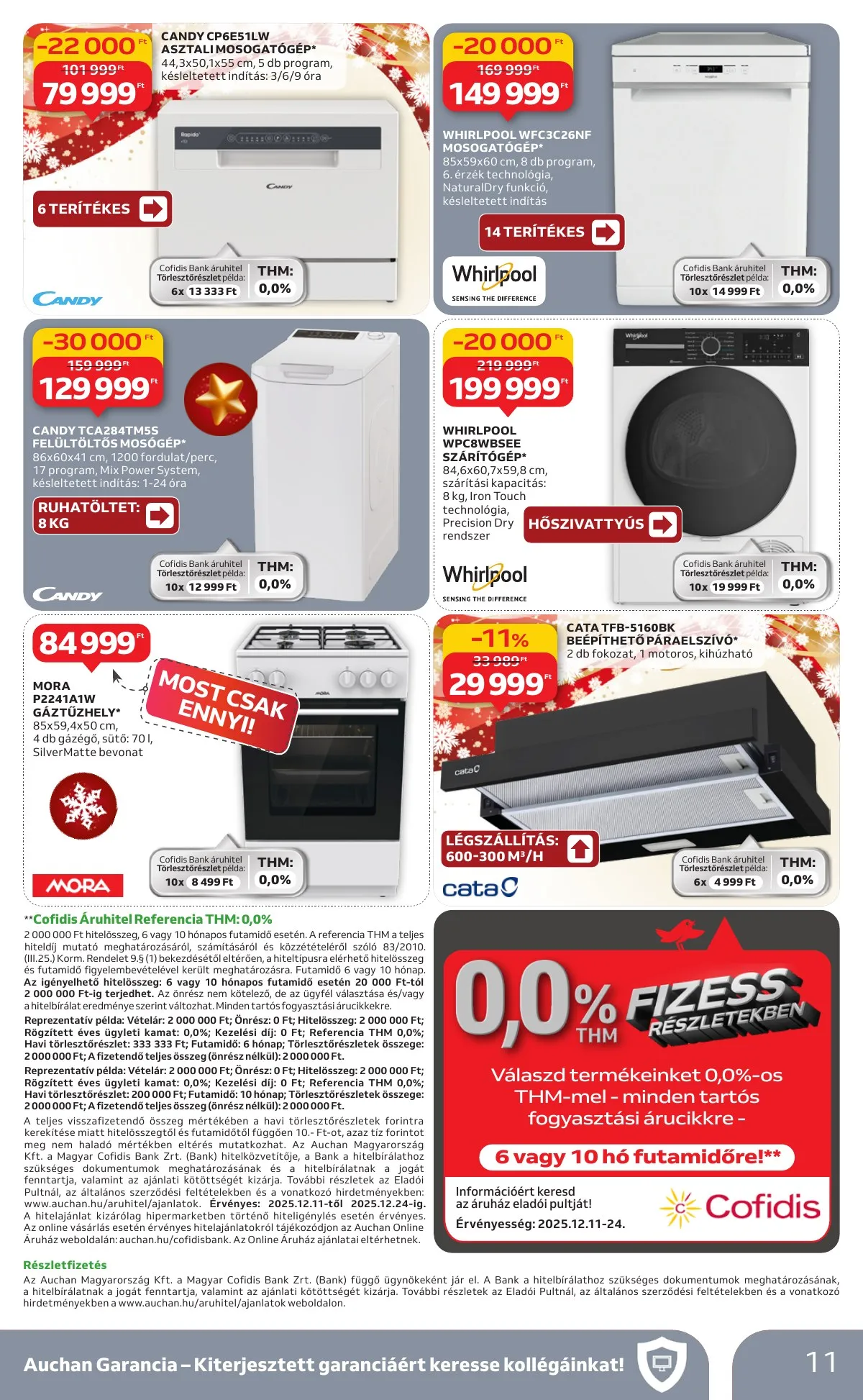 Auchan akciós újság Hipermarket Haztartasi Elektronika 12.11–12.24 – 11. oldal