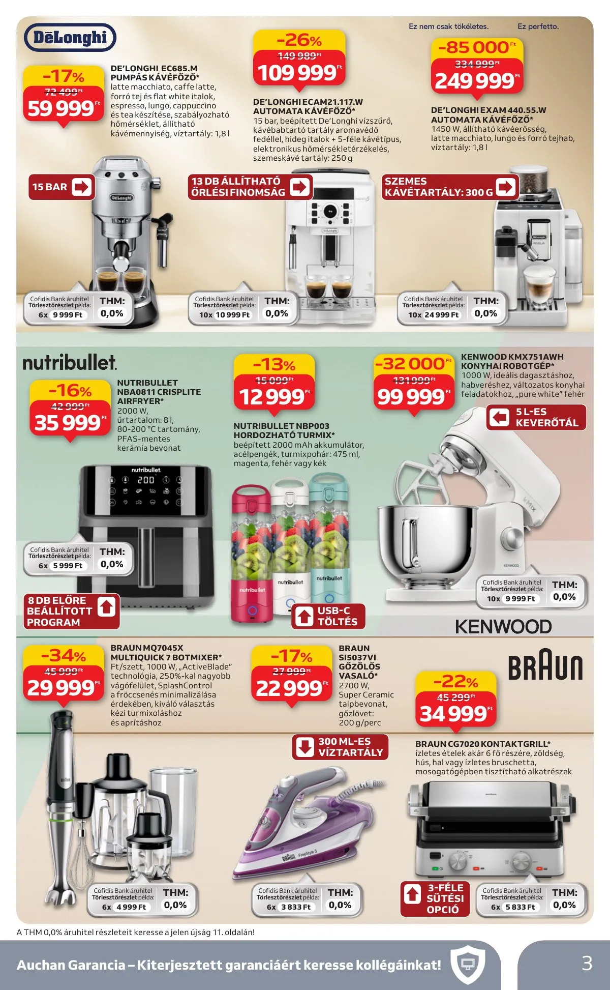 Auchan akciós újság Hipermarket Haztartasi Elektronika 12.11–12.24 – 3. oldal