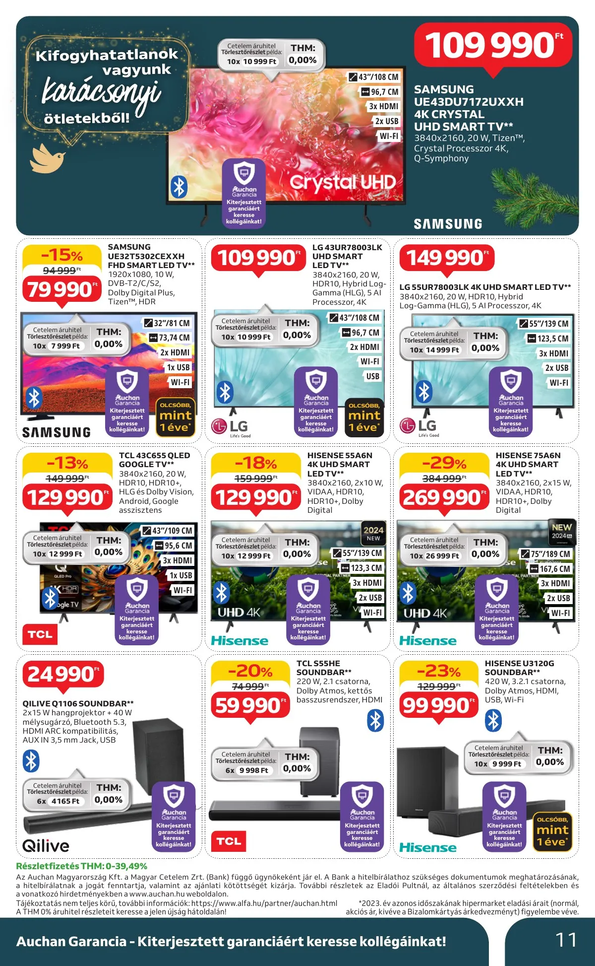 Auchan akciós újság Hipermarket haztartasi gepek 11.07–11.20 – 11. oldal