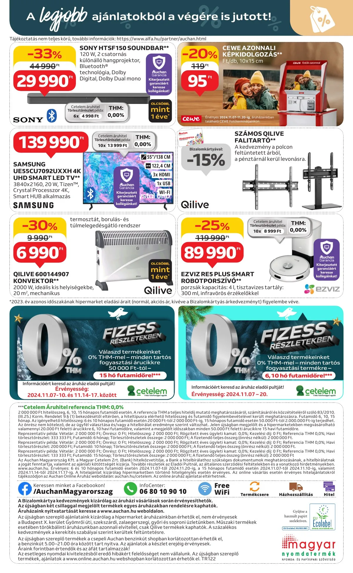Auchan akciós újság Hipermarket haztartasi gepek 11.07–11.20 – 14. oldal