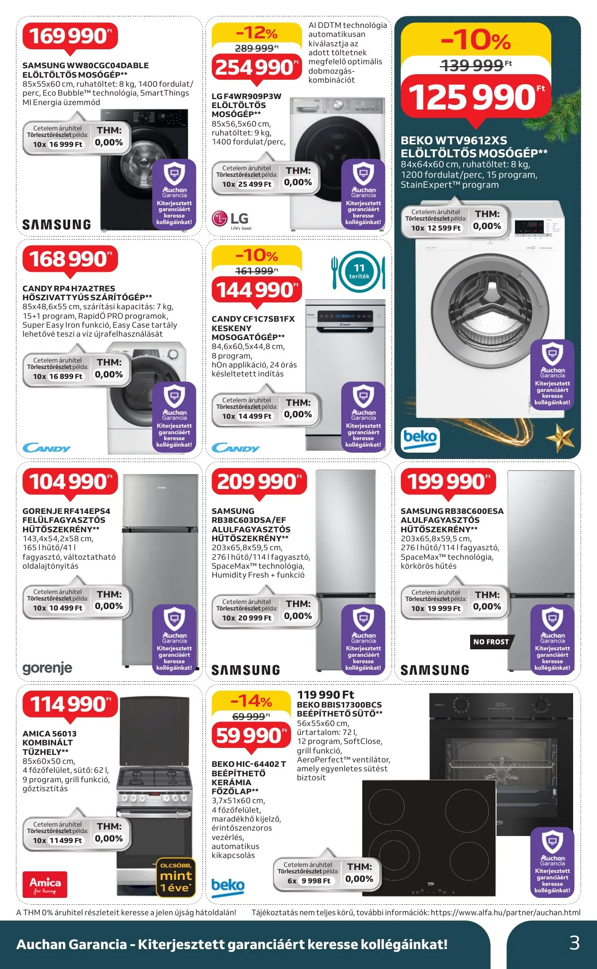 Auchan akciós újság Hipermarket haztartasi gepek 11.07–11.20 – 3. oldal