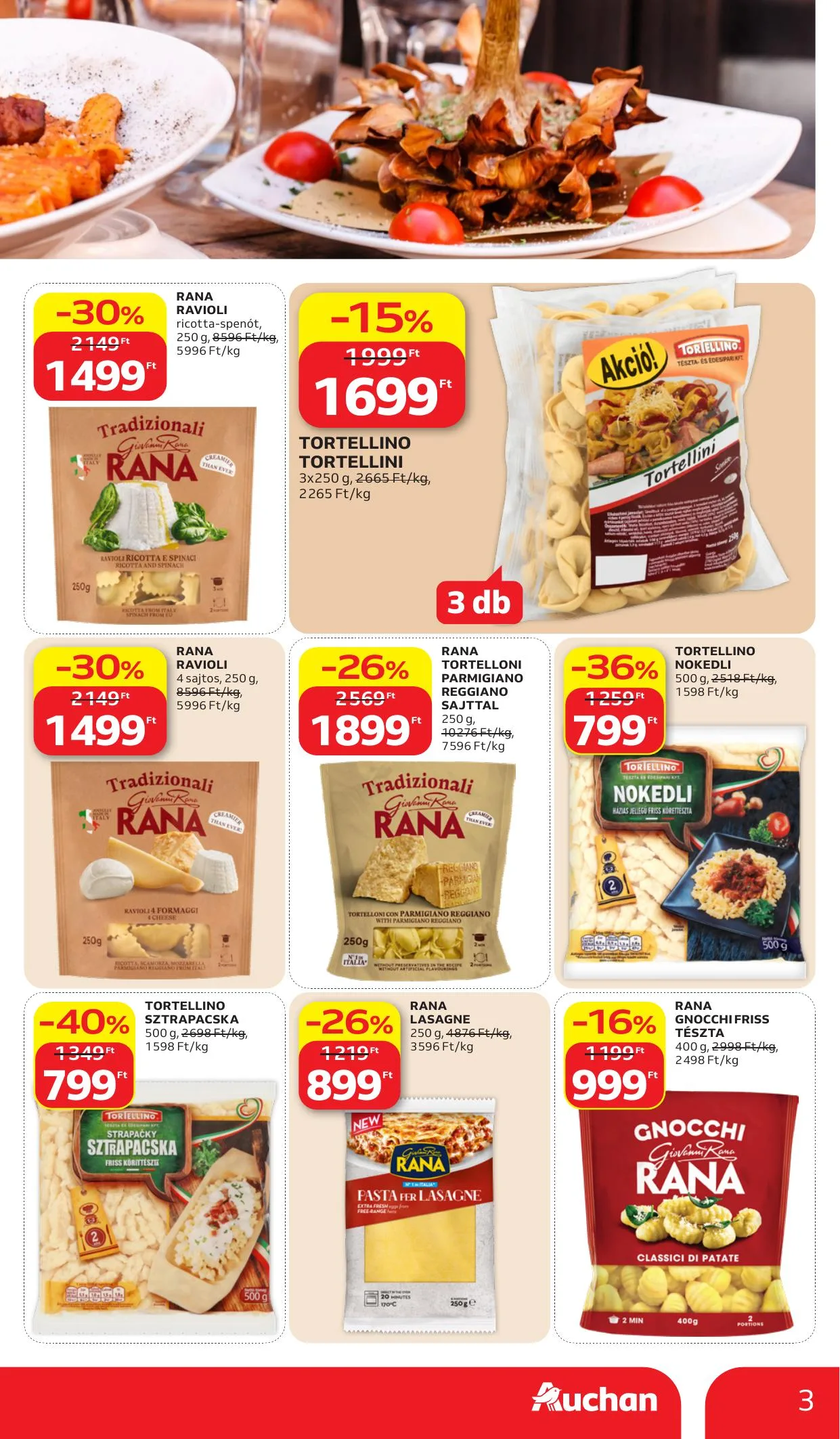 Auchan akciós újság Hipermarket Hidegkonyha 07.02–07.08 – 3. oldal