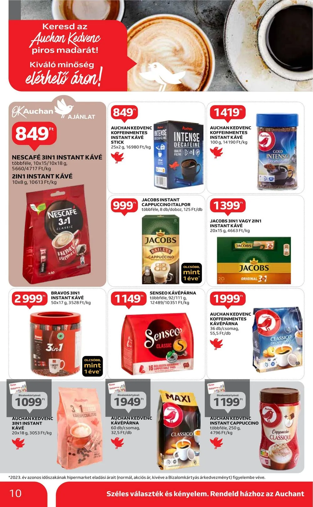 Auchan akciós újság Hipermarket húsvét 03.21–03.30 – 10. oldal