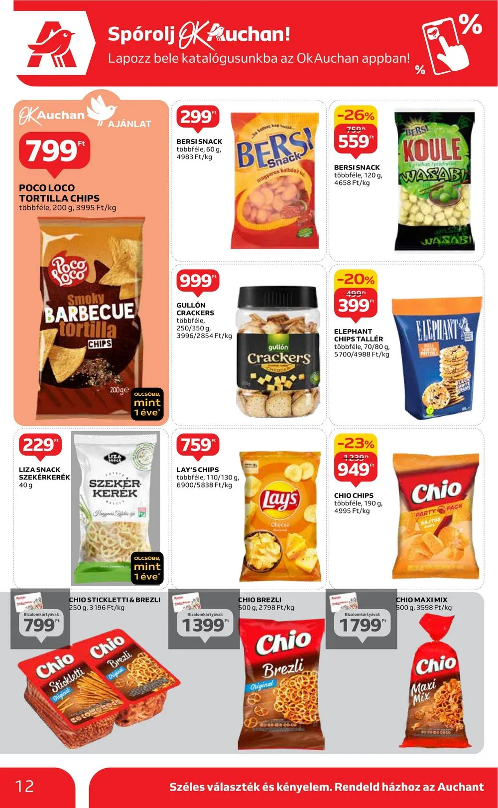 Auchan akciós újság Hipermarket húsvét 03.21–03.30 – 12. oldal