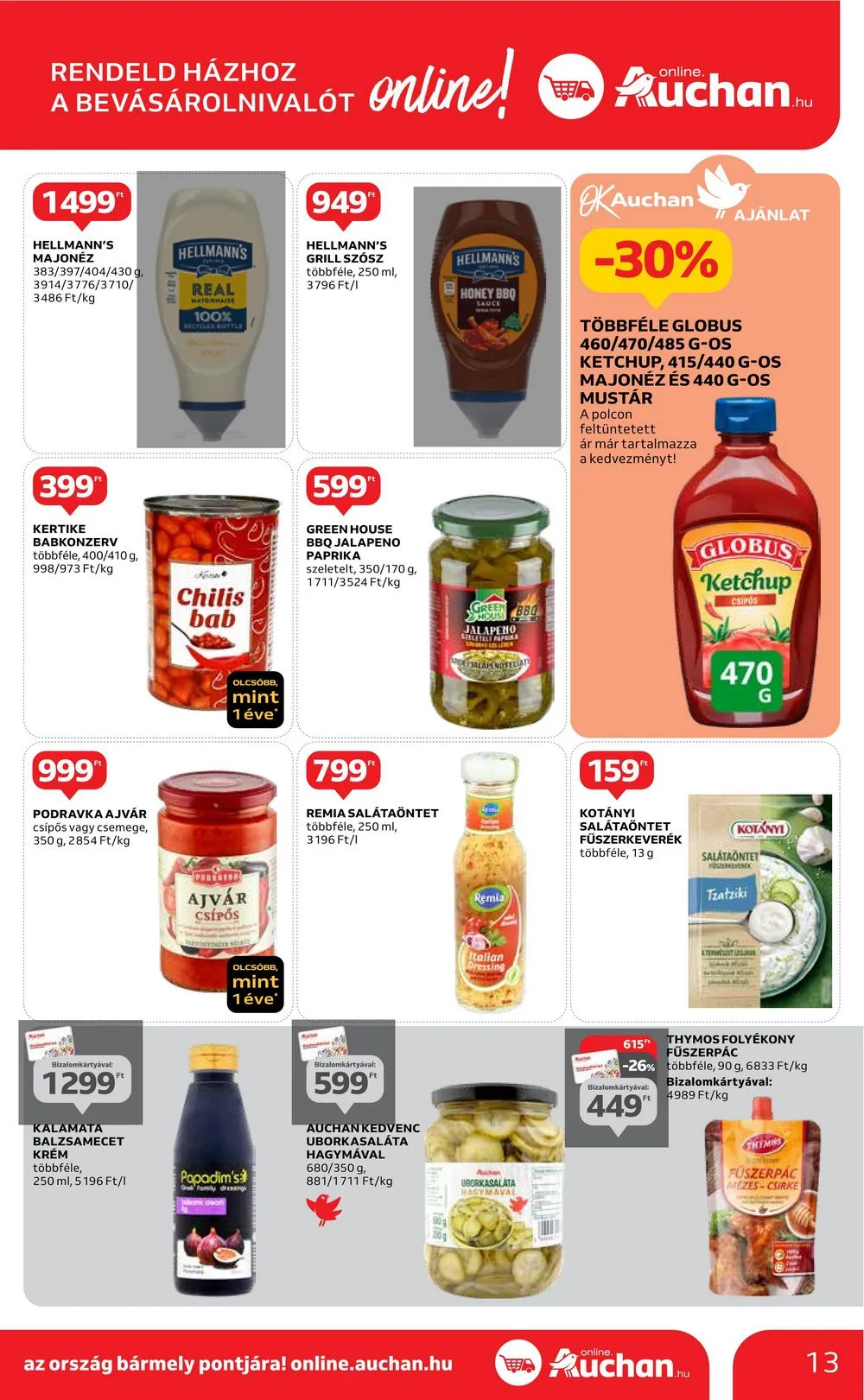 Auchan akciós újság Hipermarket húsvét 03.21–03.30 – 13. oldal