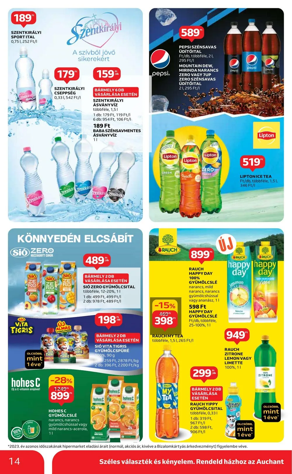 Auchan akciós újság Hipermarket húsvét 03.21–03.30 – 14. oldal