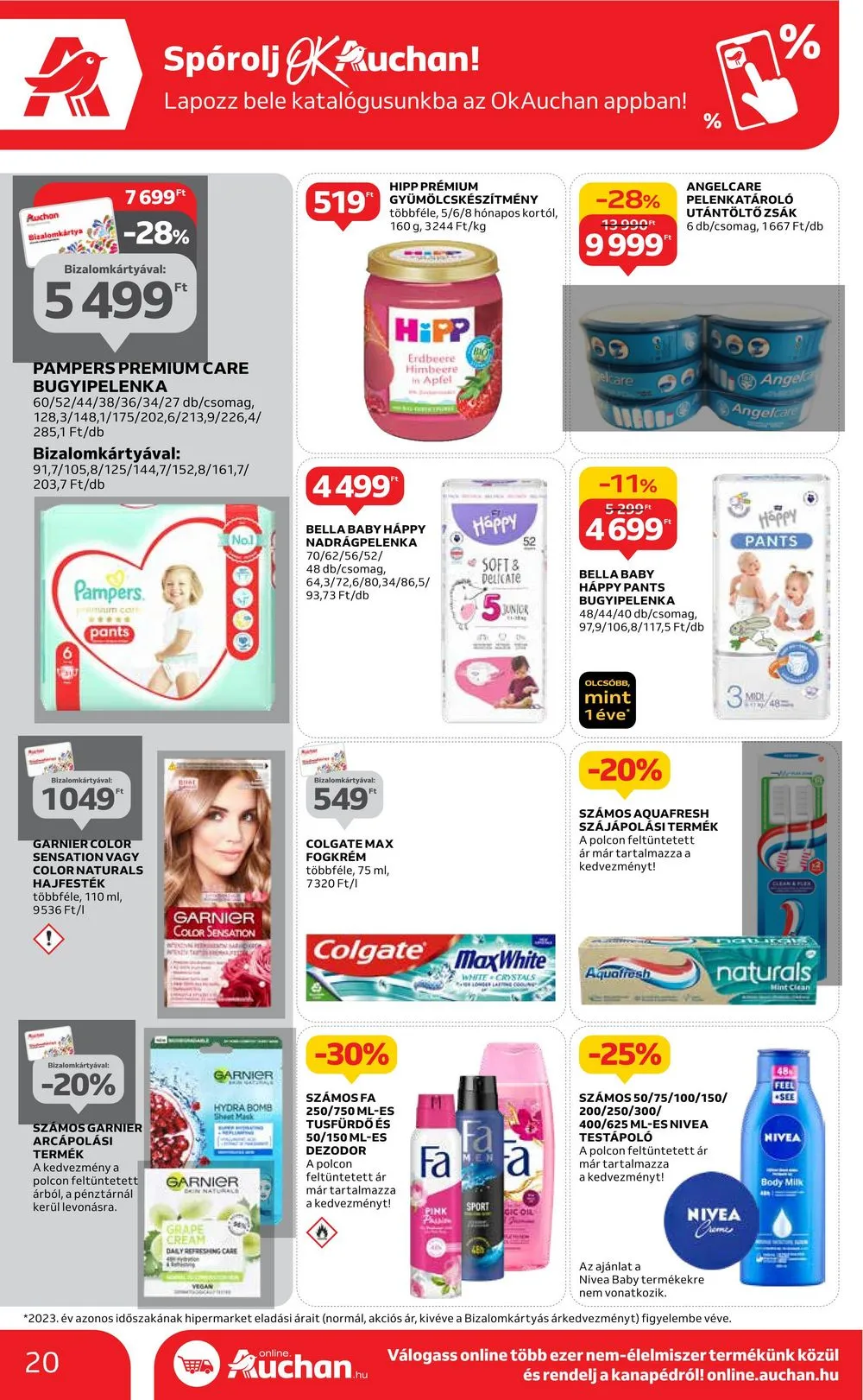 Auchan akciós újság Hipermarket húsvét 03.21–03.30 – 20. oldal