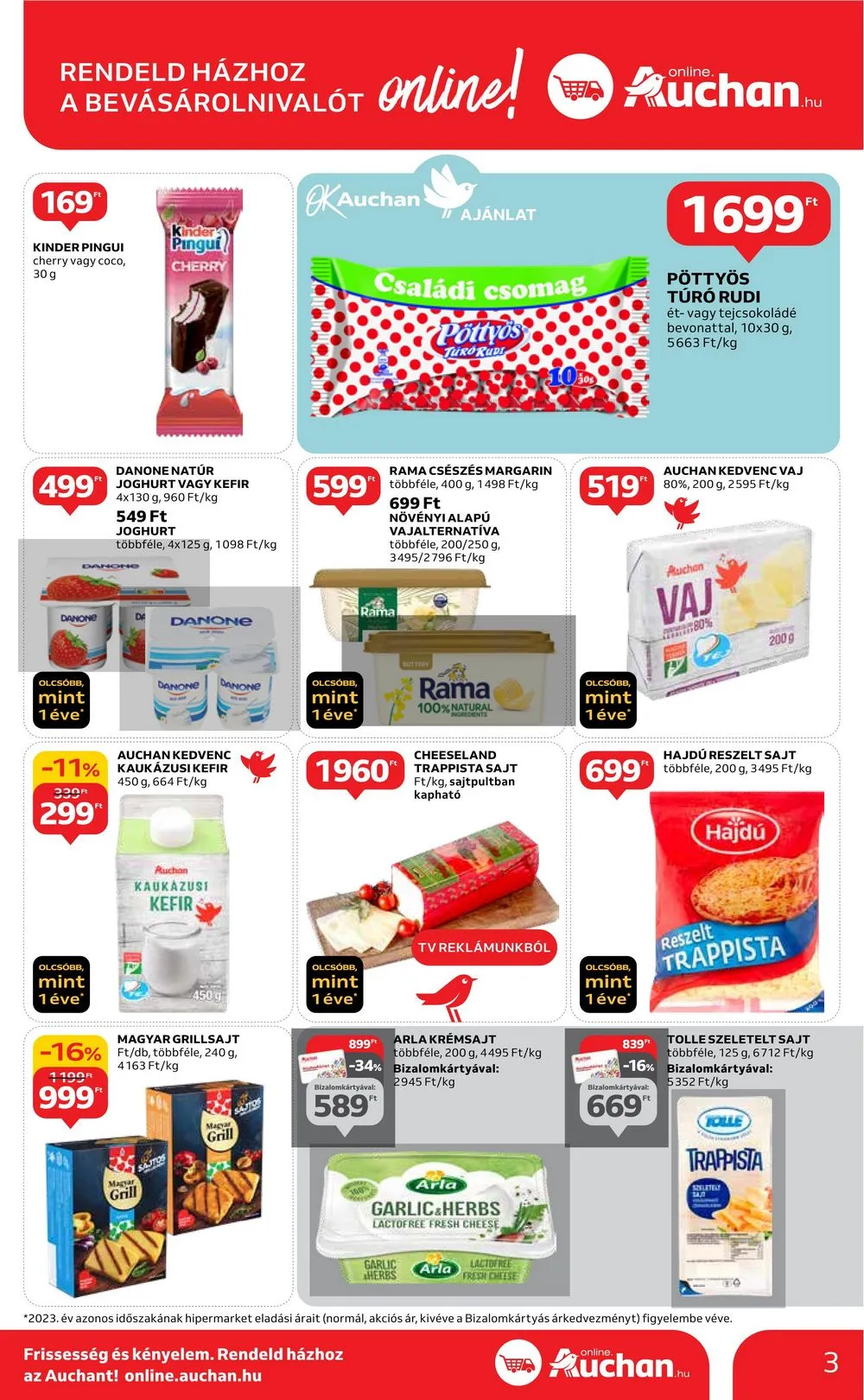 Auchan akciós újság Hipermarket húsvét 03.21–03.30 – 3. oldal