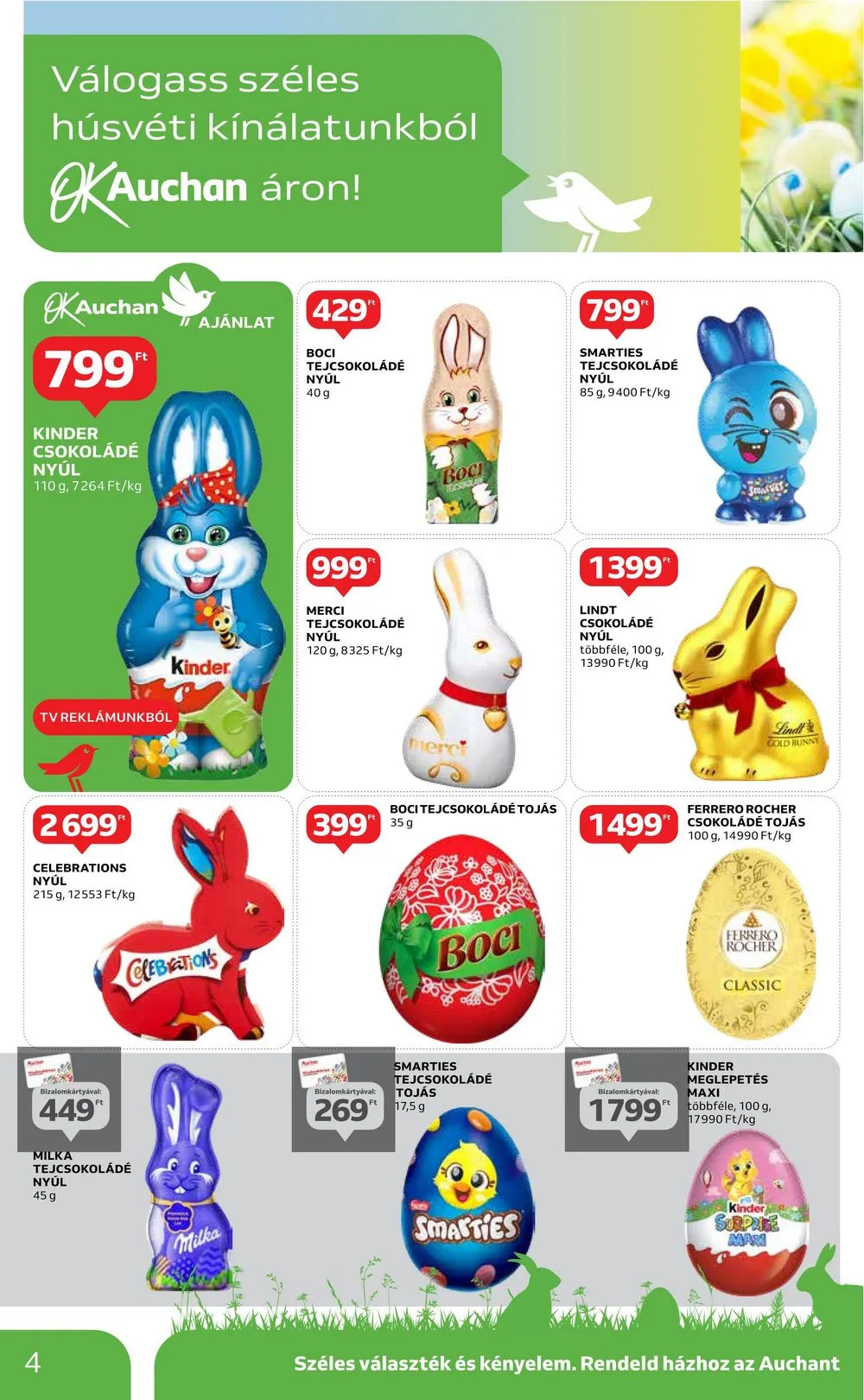 Auchan akciós újság Hipermarket húsvét 03.21–03.30 – 4. oldal