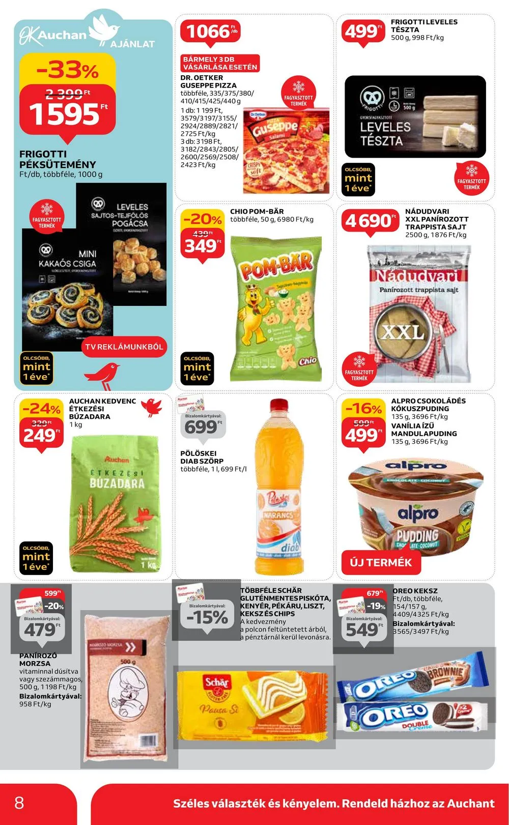 Auchan akciós újság Hipermarket húsvét 03.21–03.30 – 8. oldal