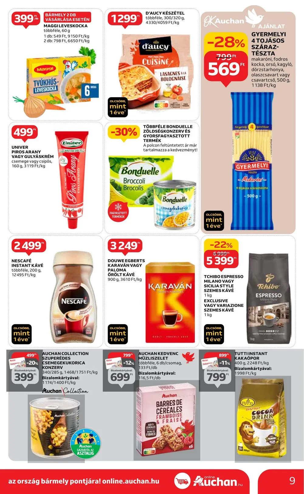 Auchan akciós újság Hipermarket húsvét 03.21–03.30 – 9. oldal