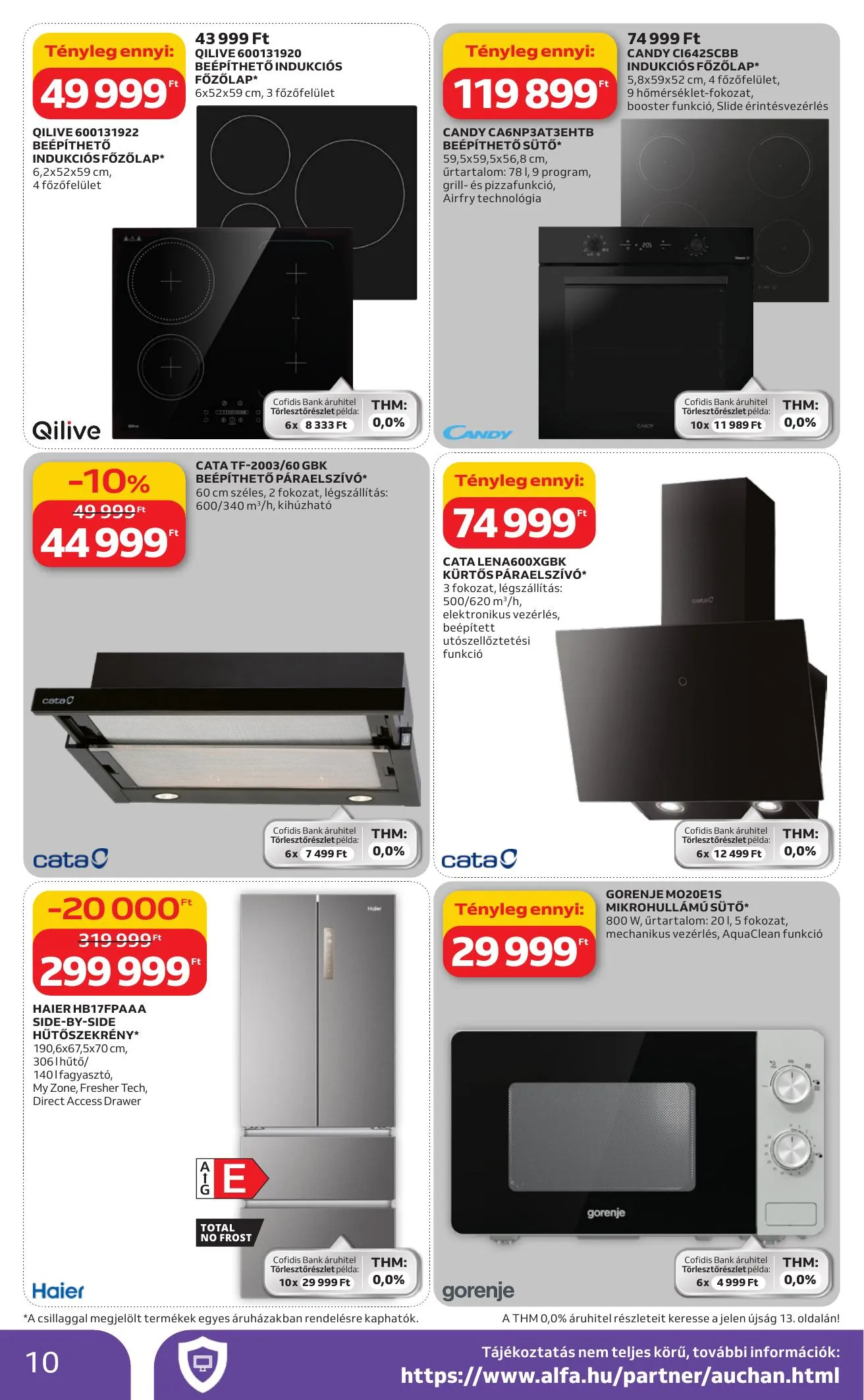 Auchan akciós újság Hipermarket Husveti elektonikai 03.19–04.04 – 10. oldal