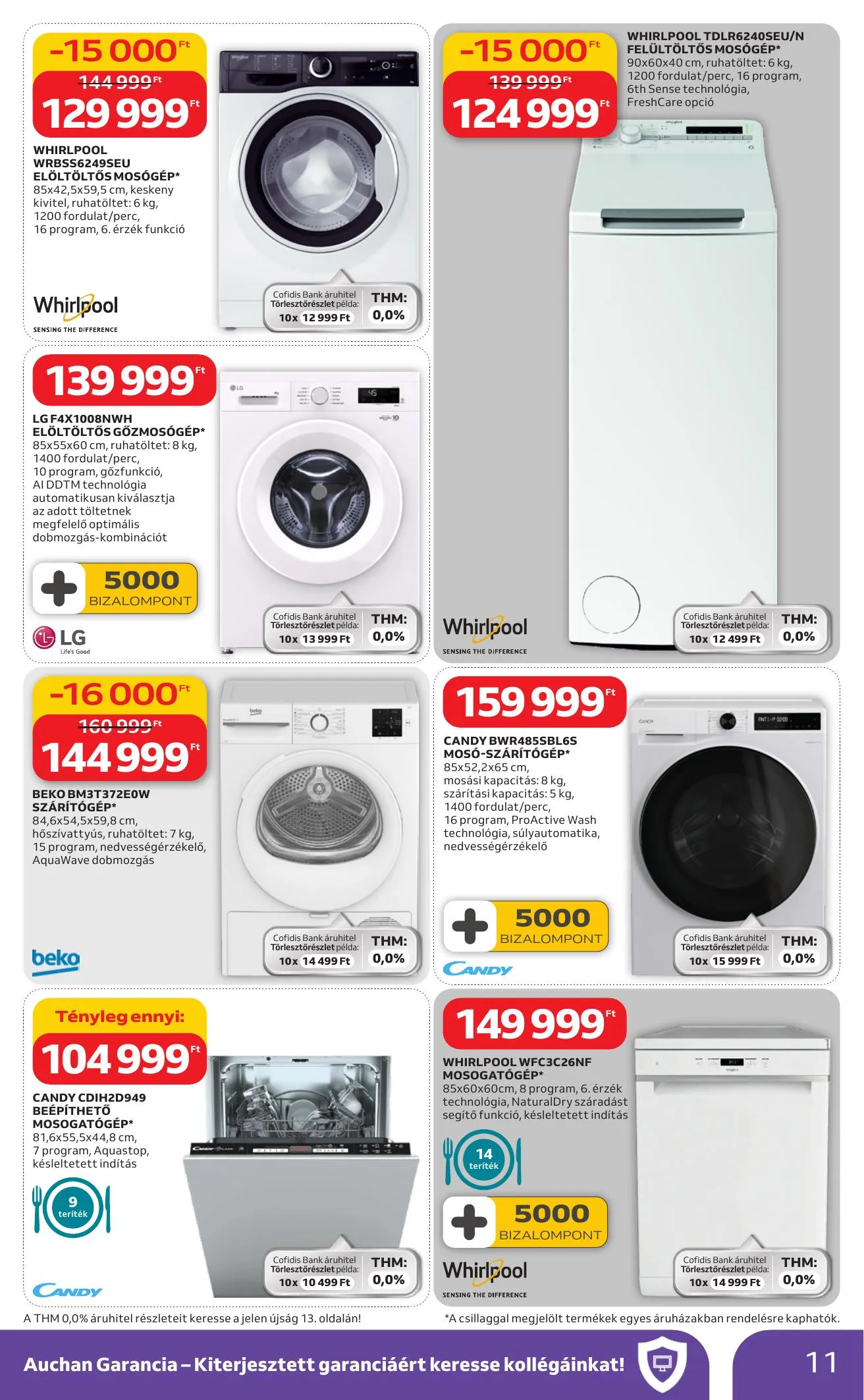 Auchan akciós újság Hipermarket Husveti elektonikai 03.19–04.04 – 11. oldal