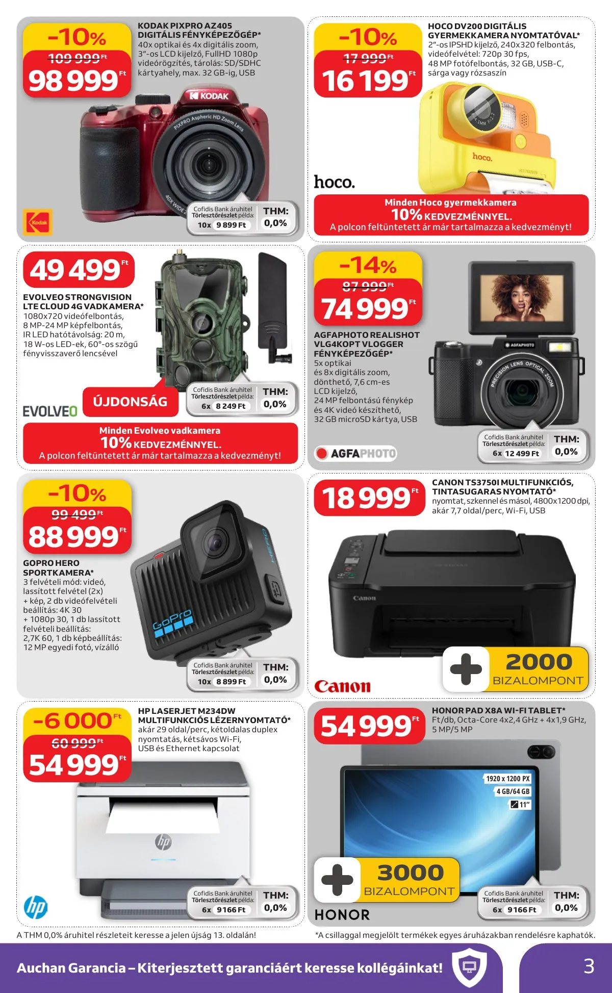 Auchan akciós újság Hipermarket Husveti elektonikai 03.19–04.04 – 3. oldal